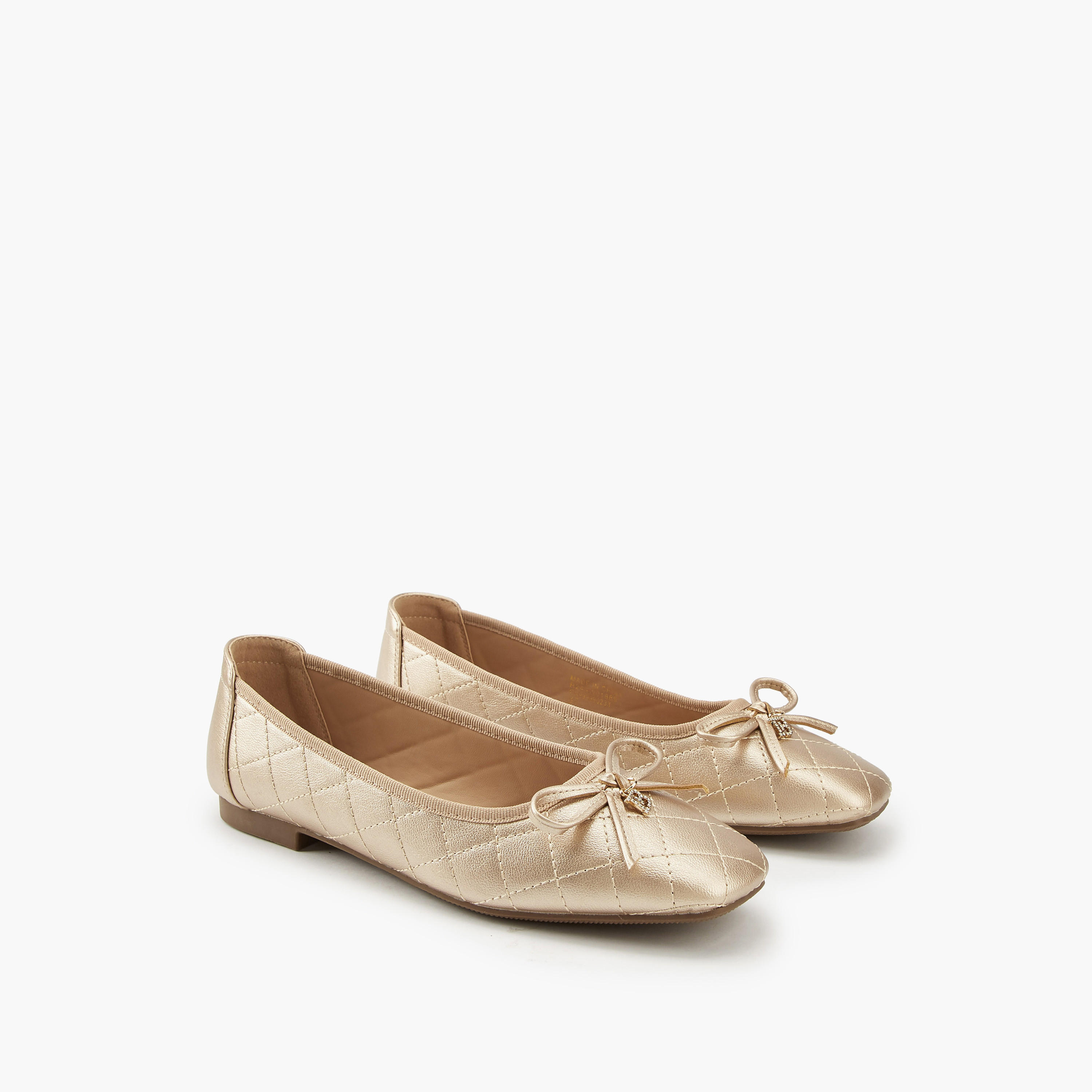 حذاء باليرينا مبطن بفيونكة من فلورا بيلا-women-shoes-flats-ballerinas-image-1