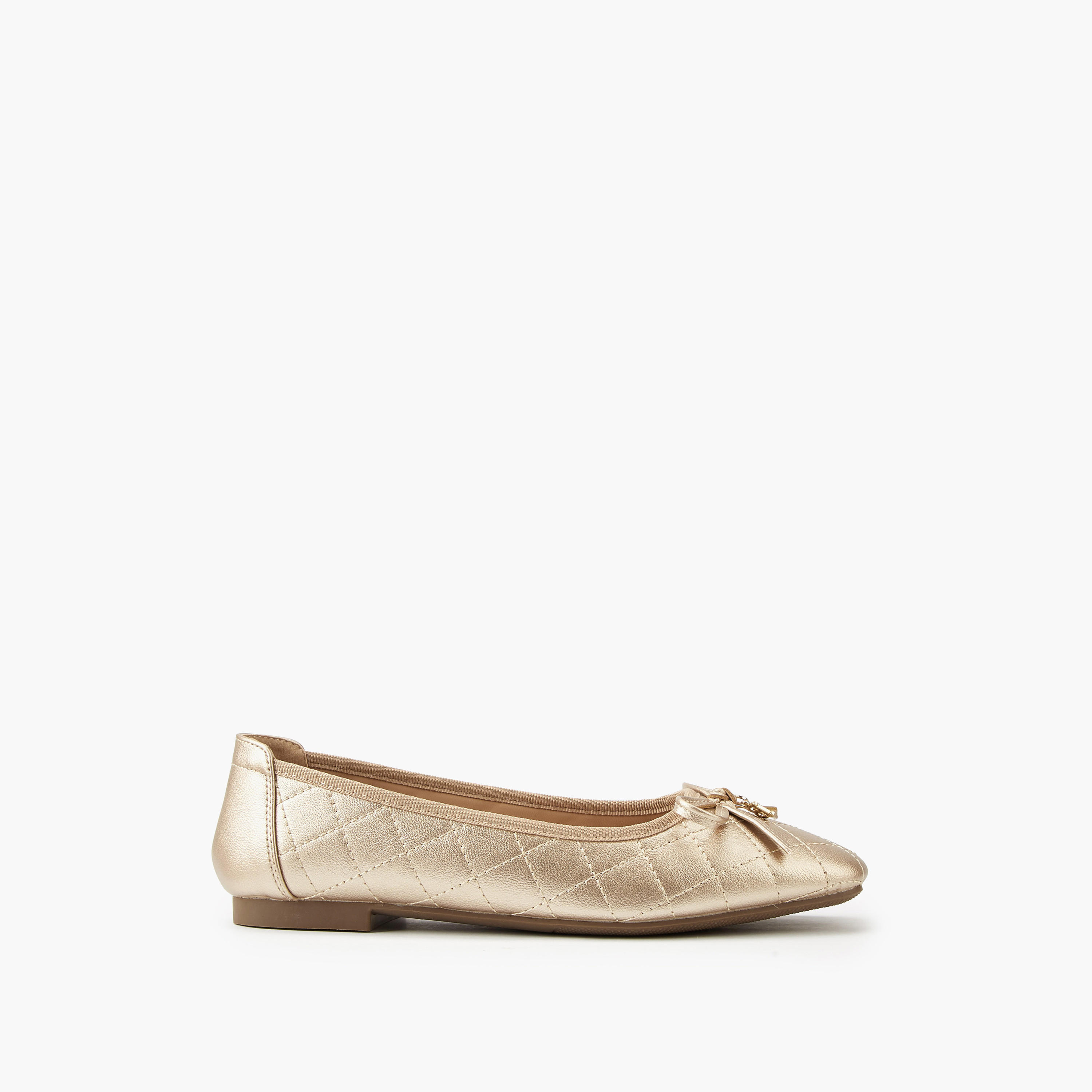حذاء باليرينا مبطن بفيونكة من فلورا بيلا-women-shoes-flats-ballerinas-image-2