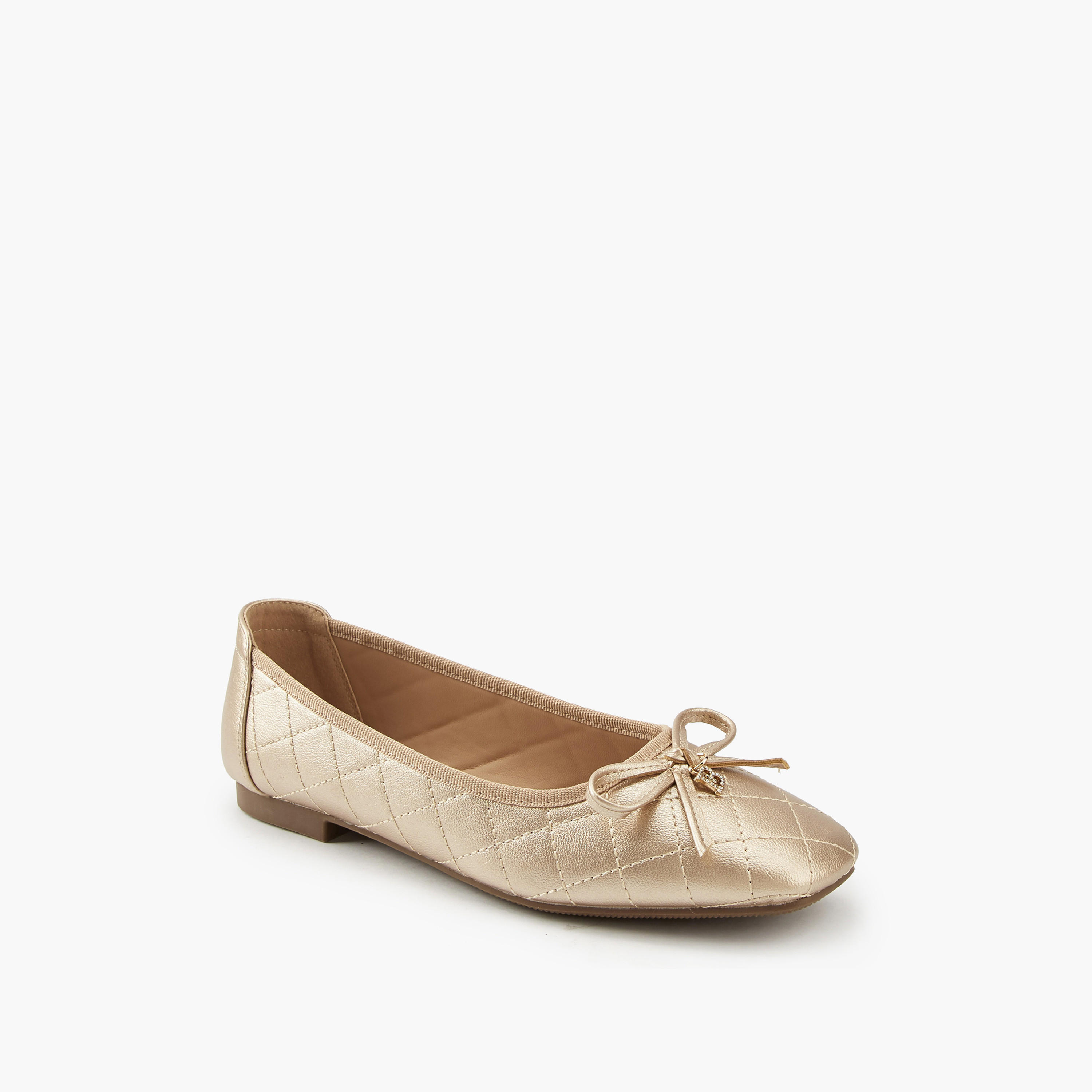 حذاء باليرينا مبطن بفيونكة من فلورا بيلا-women-shoes-flats-ballerinas-image-3