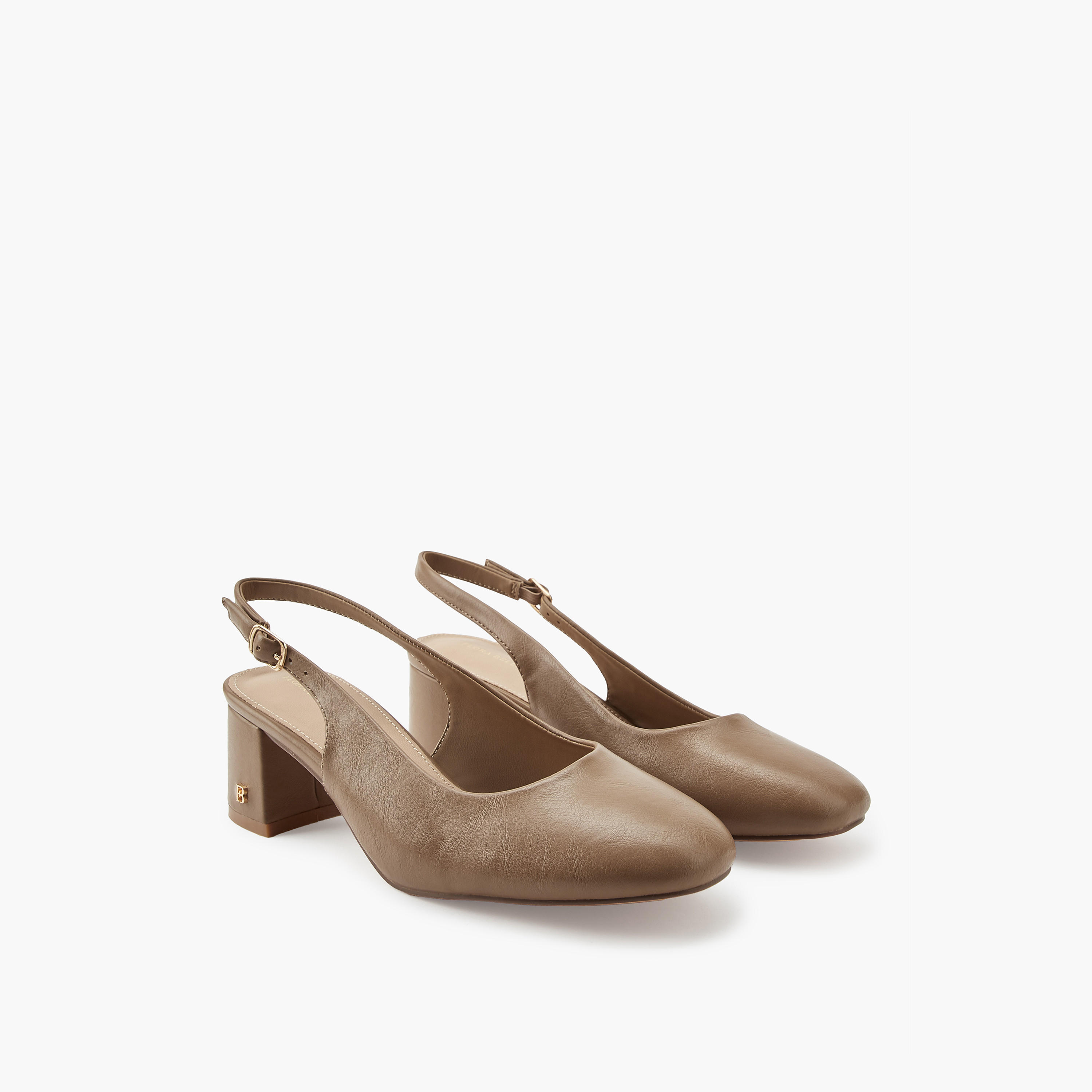 Flora Bella Women's Block Heel Buckle Closure Shoes-women-shoes-heels-image-1