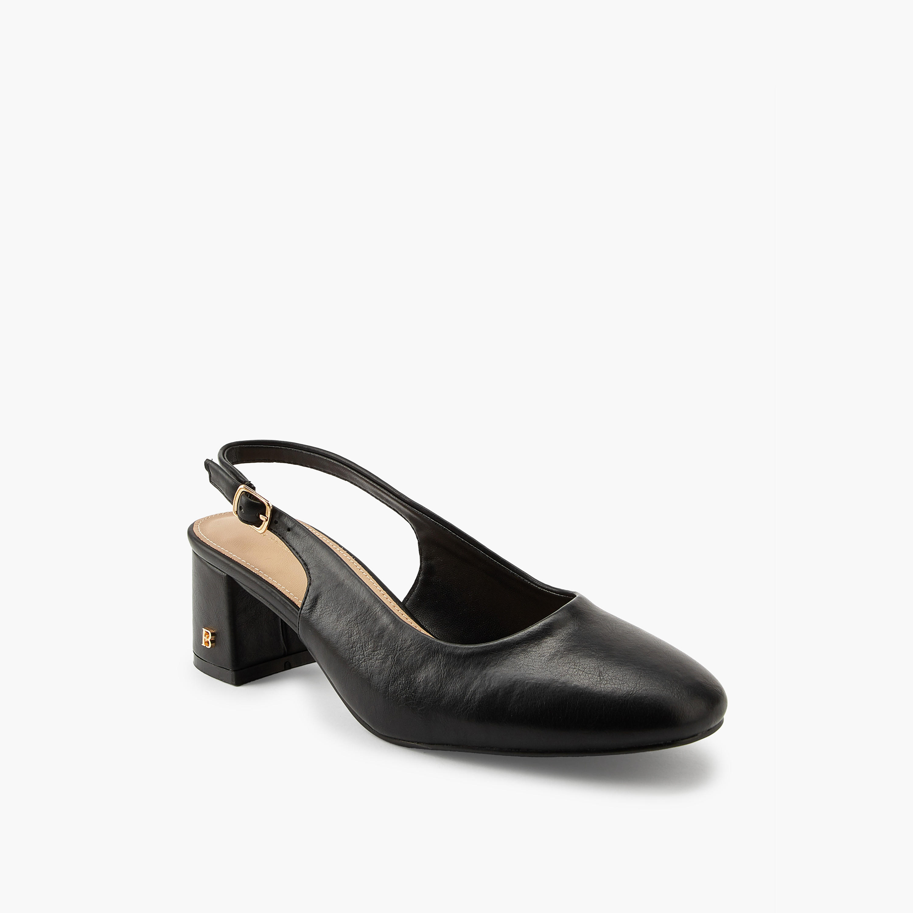 Flora Bella Women's Block Heel Buckle Closure Shoes-women-shoes-heels-image-3