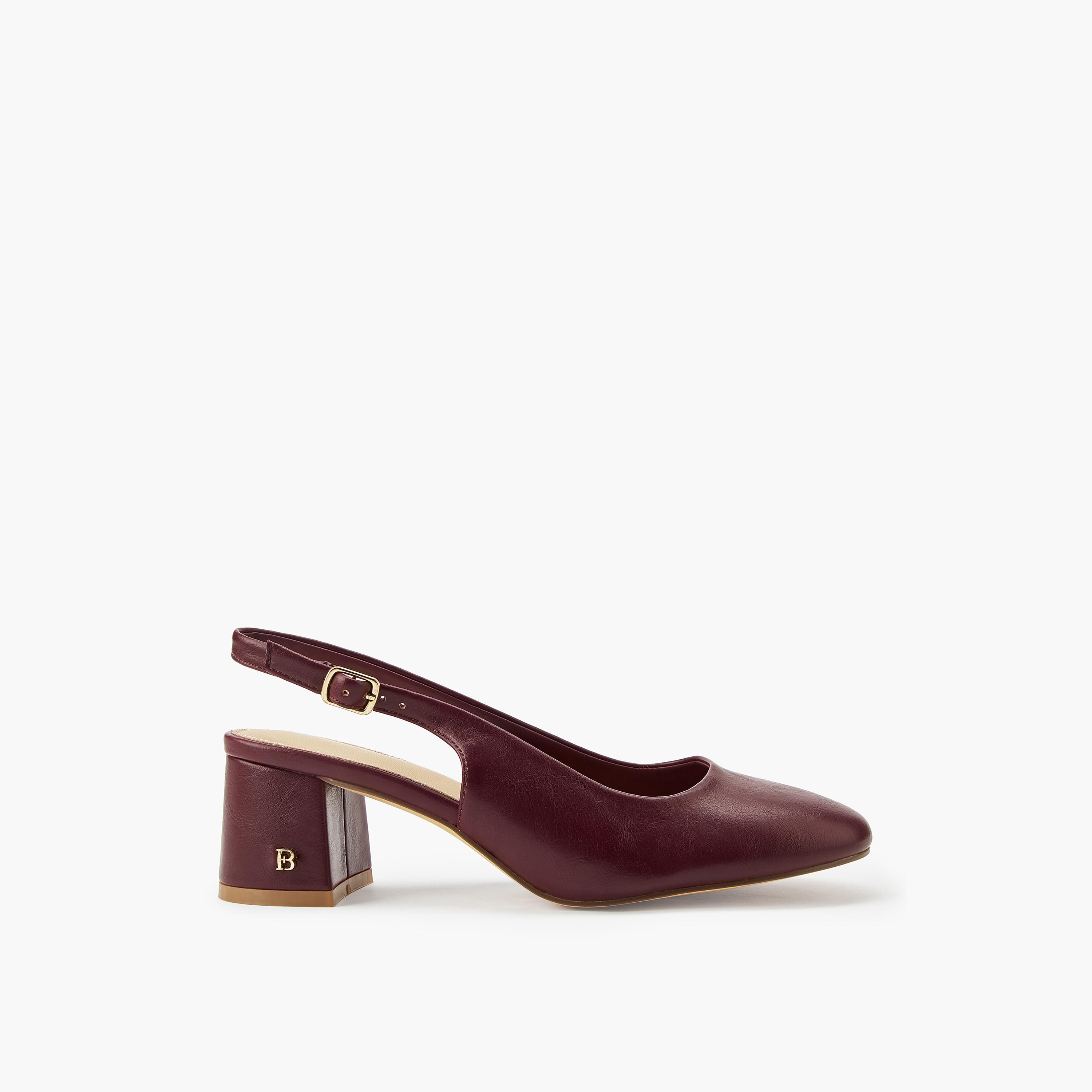 Flora Bella Women's Block Heel Buckle Closure Shoes-women-shoes-heels-image-2