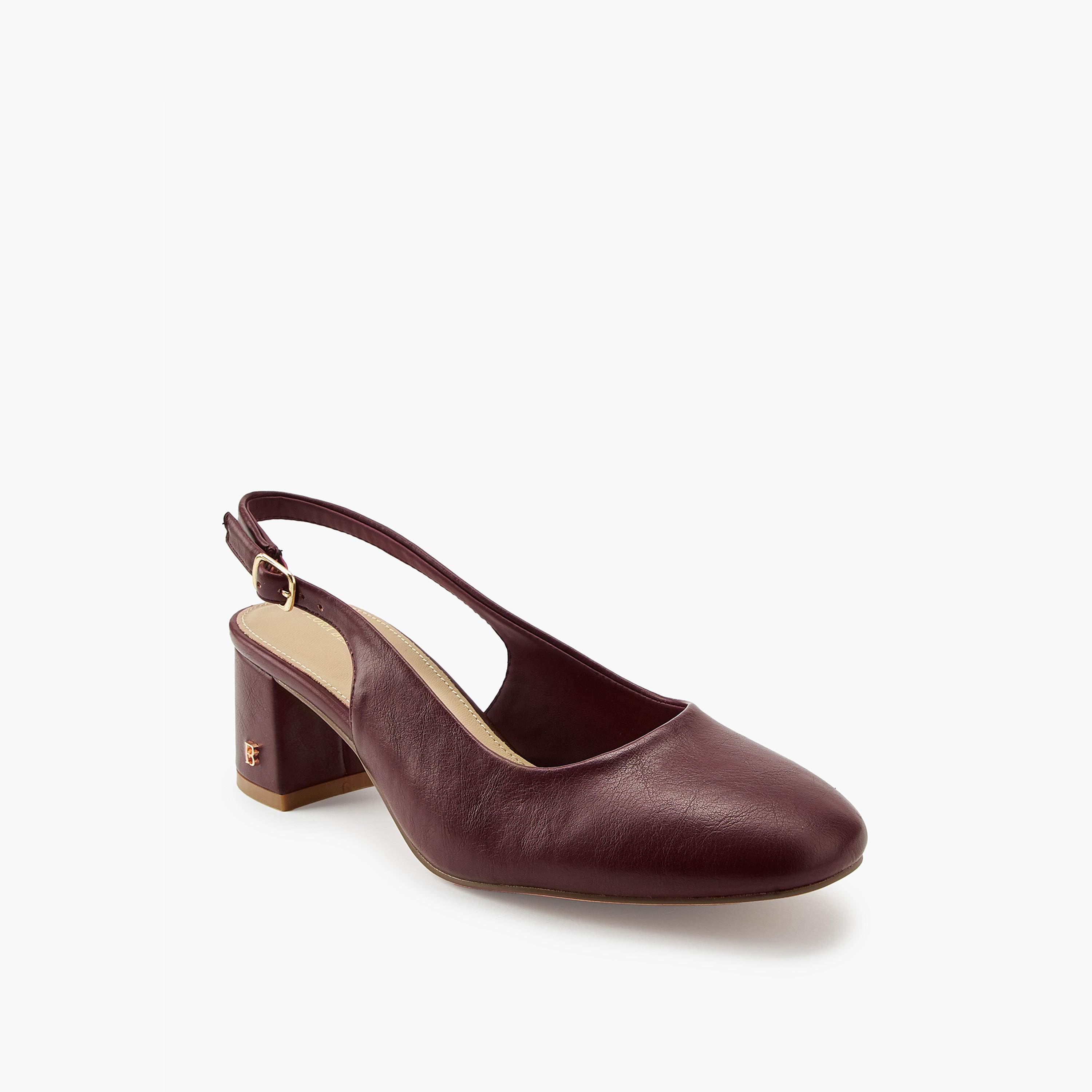 Flora Bella Women's Block Heel Buckle Closure Shoes-women-shoes-heels-image-3