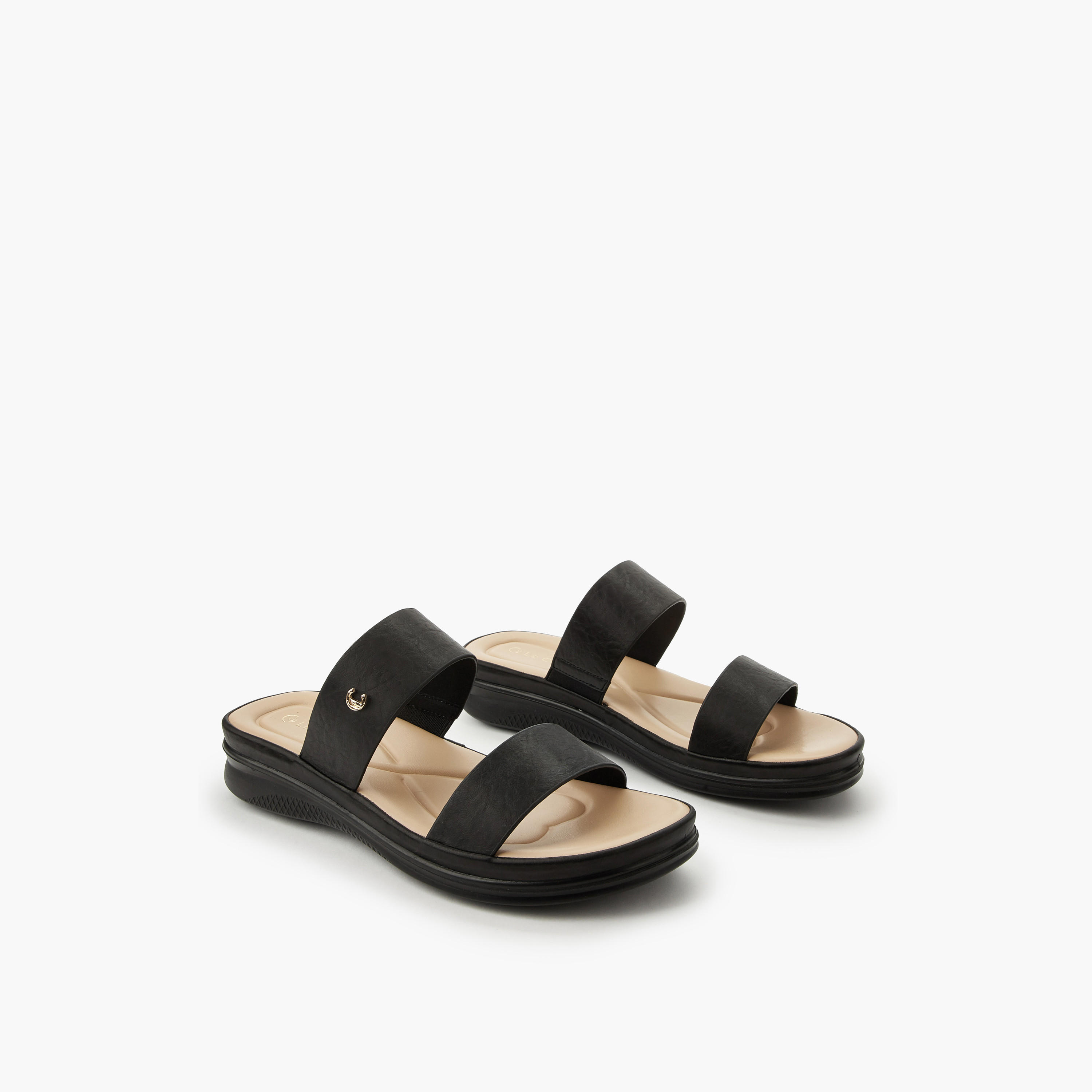 Le Confort Women Textured Sandals-women-shoes-flats-sandals-image-1