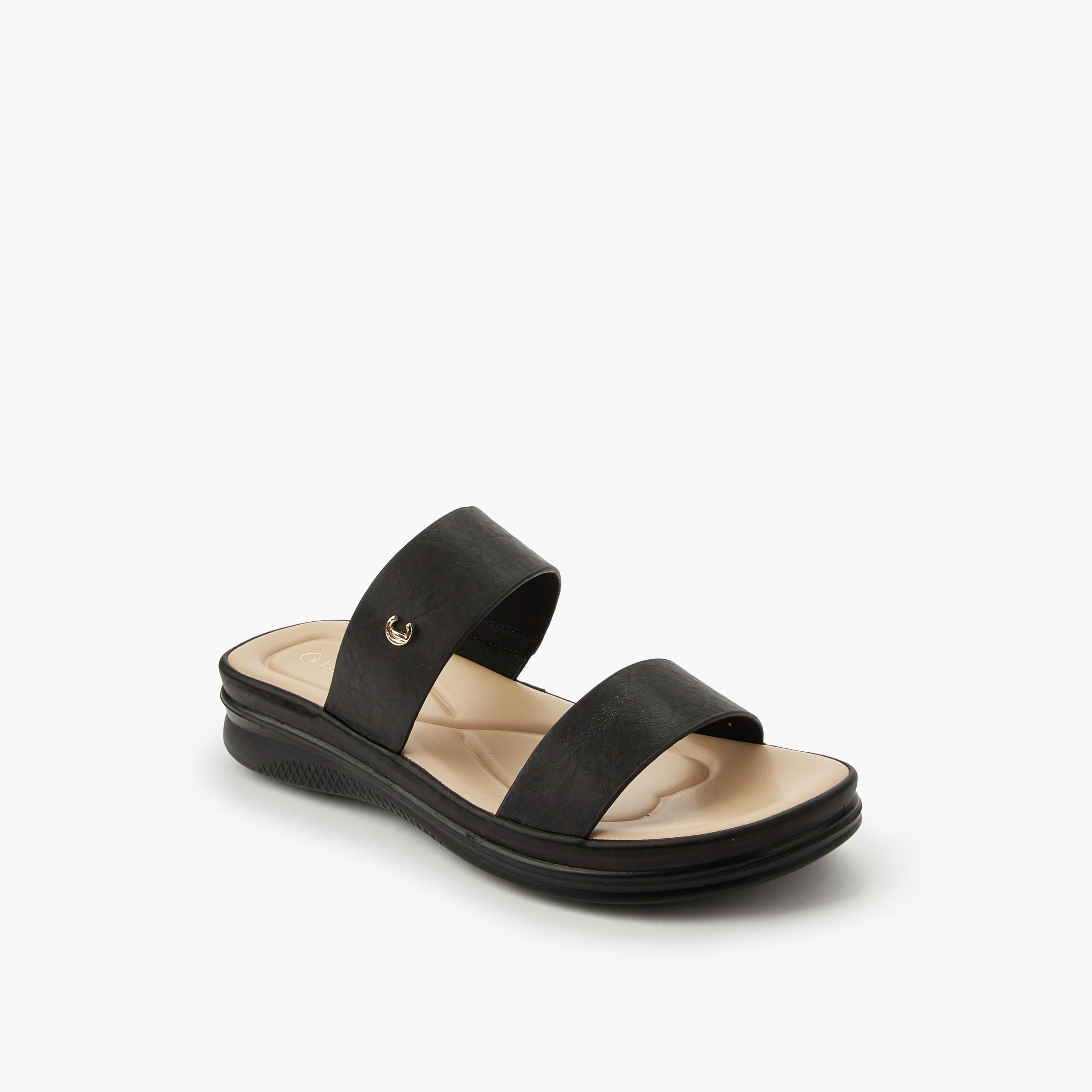 Le Confort Women Textured Sandals-women-shoes-flats-sandals-image-2