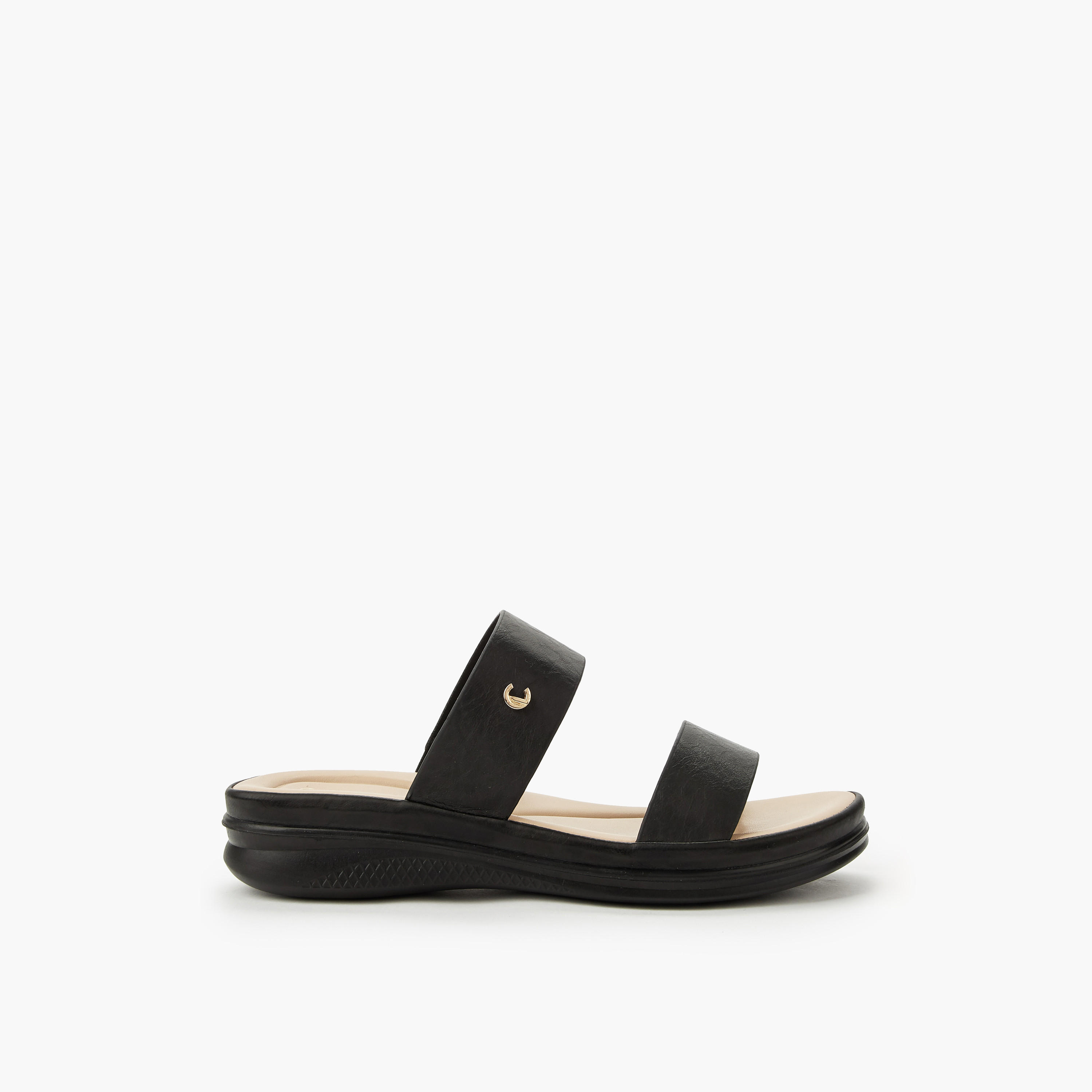 Le Confort Women Textured Sandals-women-shoes-flats-sandals-image-3