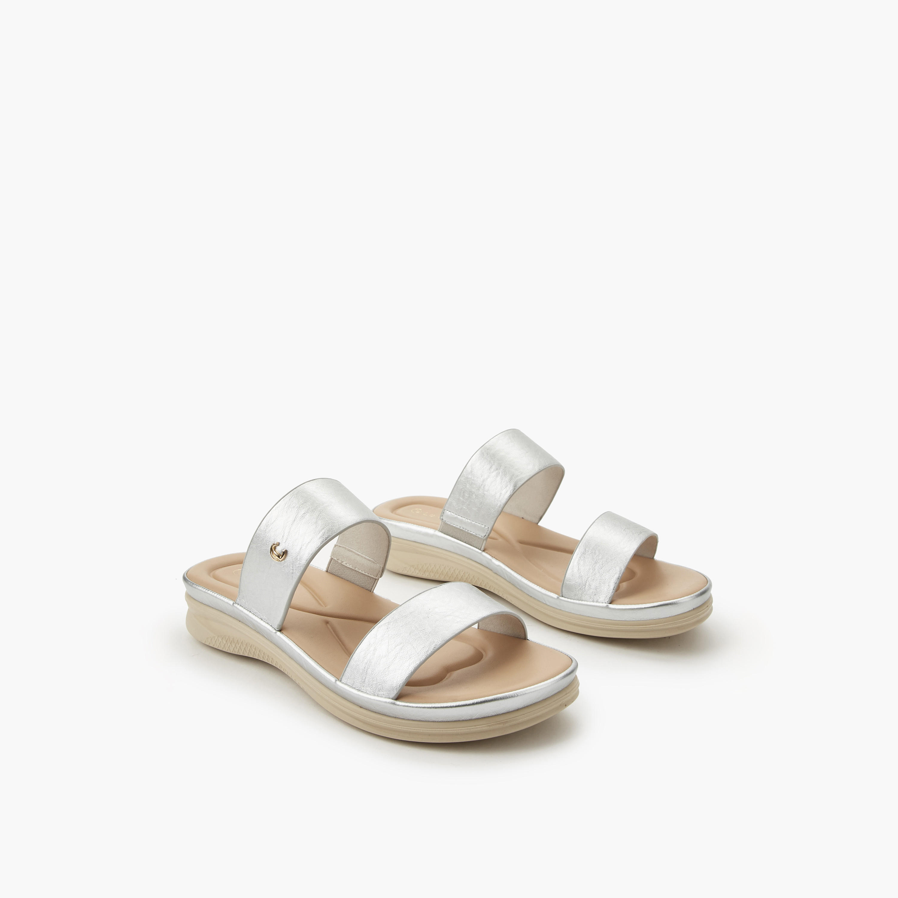 Le Confort Women Textured Sandals-women-shoes-flats-sandals-image-1