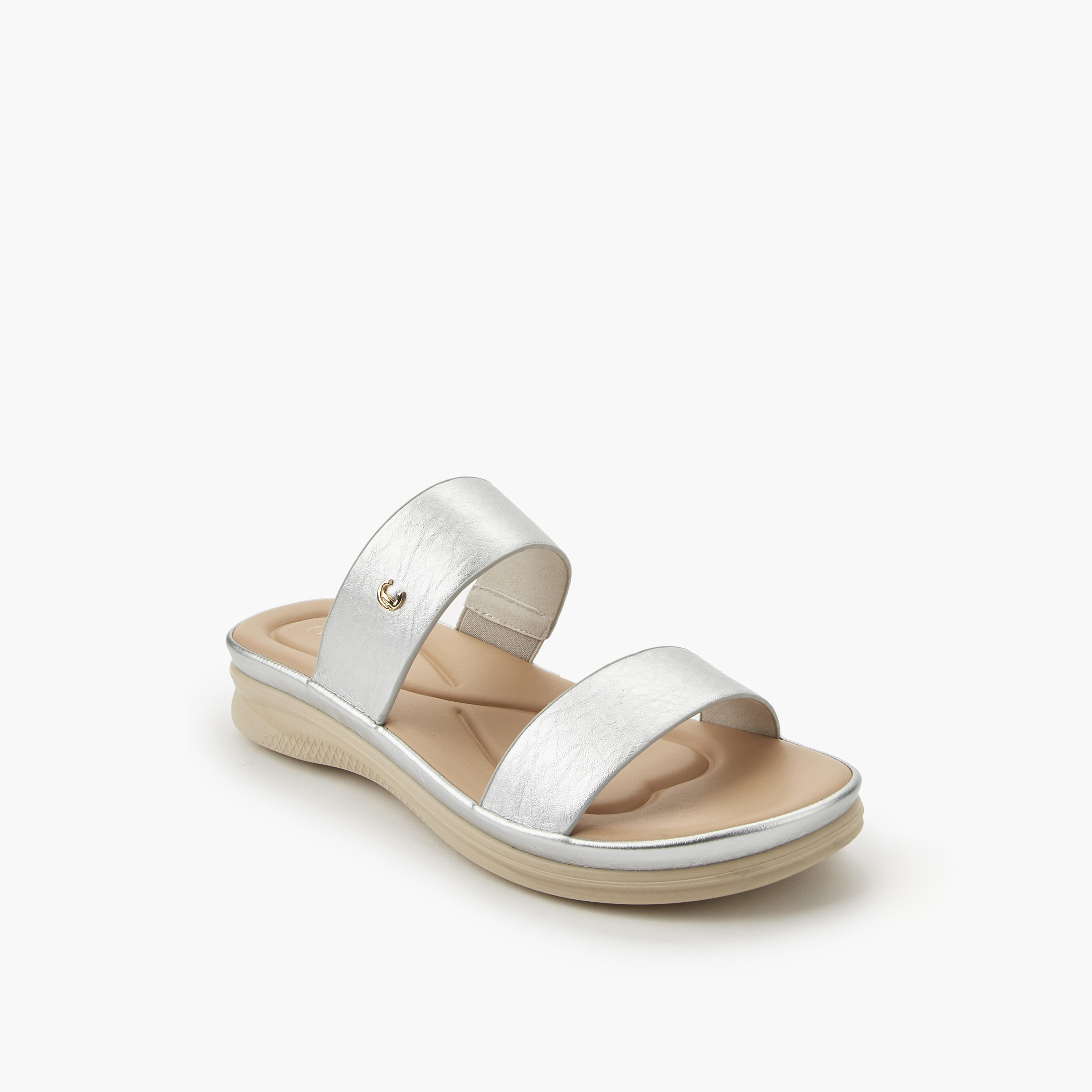Le Confort Women Textured Sandals-women-shoes-flats-sandals-image-2