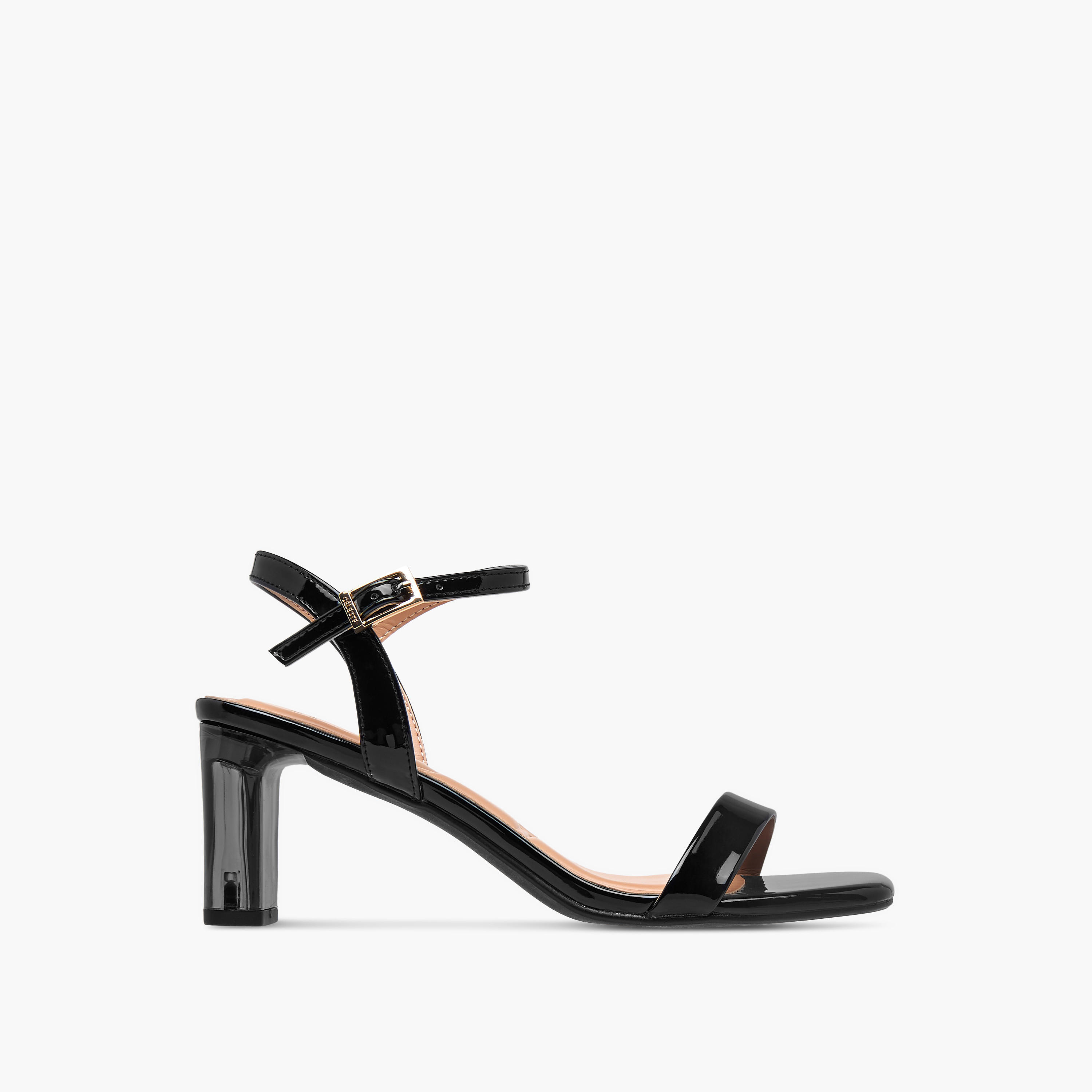 صندل سادة بكعب سميك وإبزيم إغلاق للنساء من سيليست-women-shoes-sandals-heeled-image-3