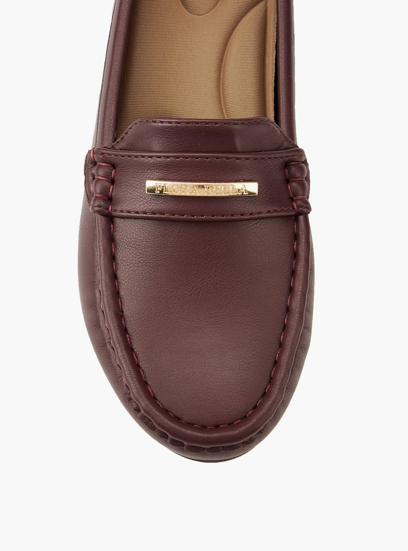 Flora Bella Metal Accent Loafers with Wedge Heels-women-shoes-heels-image-4
