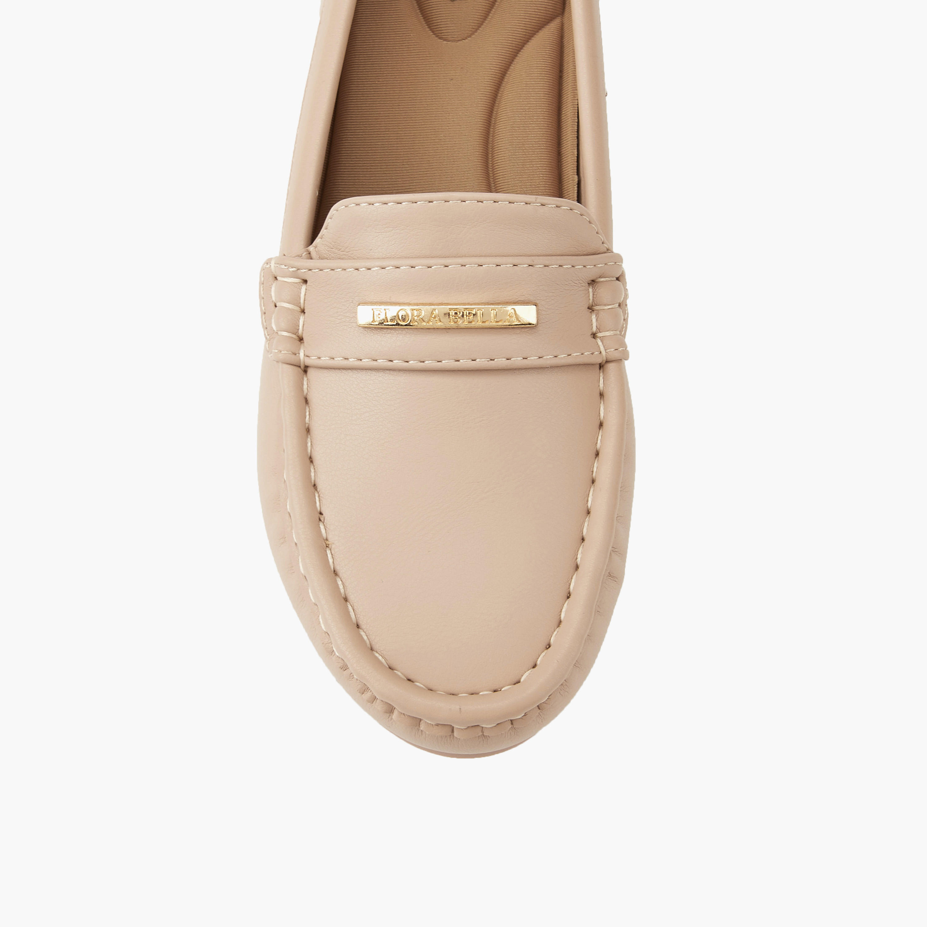 Flora Bella Metal Accent Loafers with Wedge Heels-women-shoes-heels-image-4
