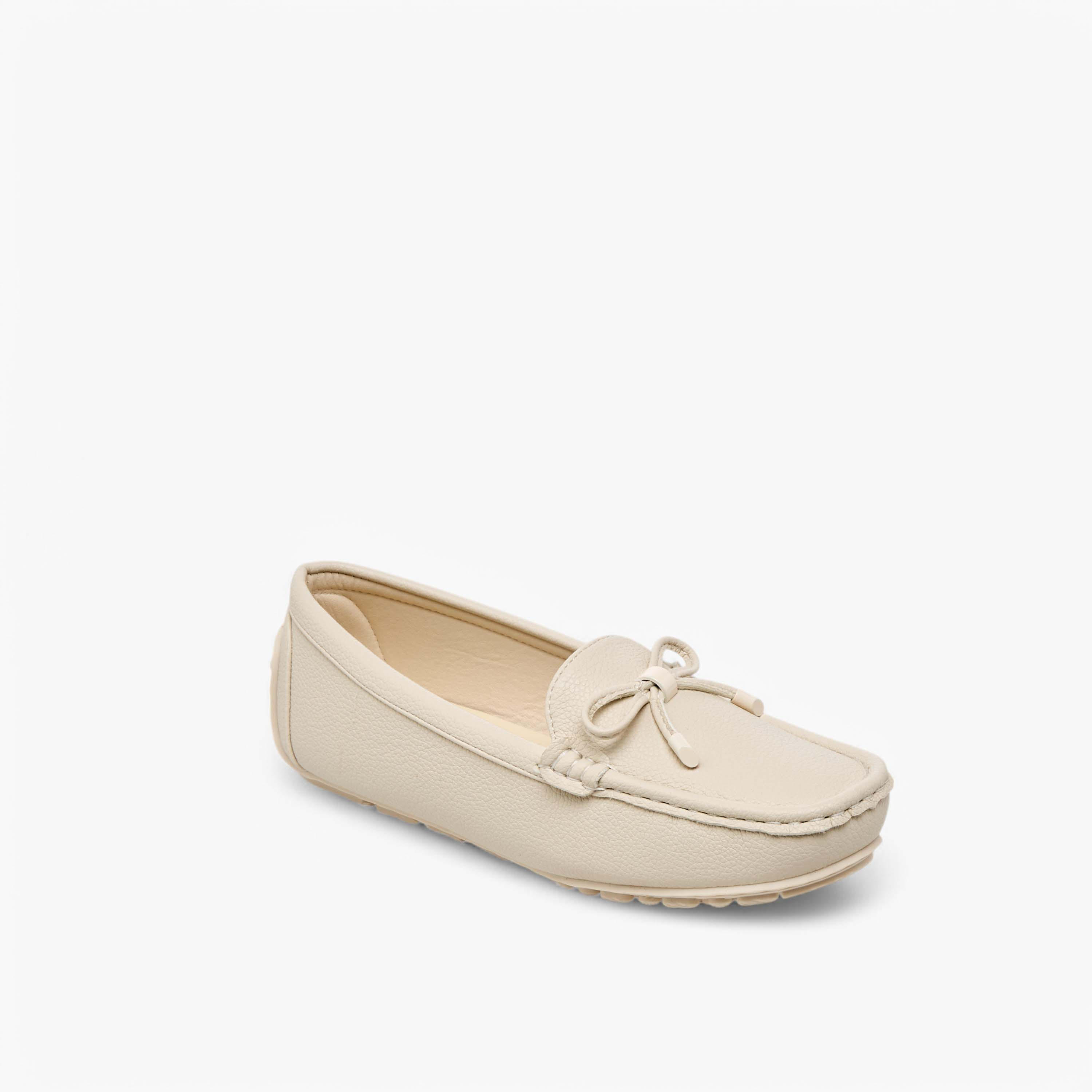 Paprika Bow Accent Slip-On Loafers-women-shoes-flats-loafers-image-2