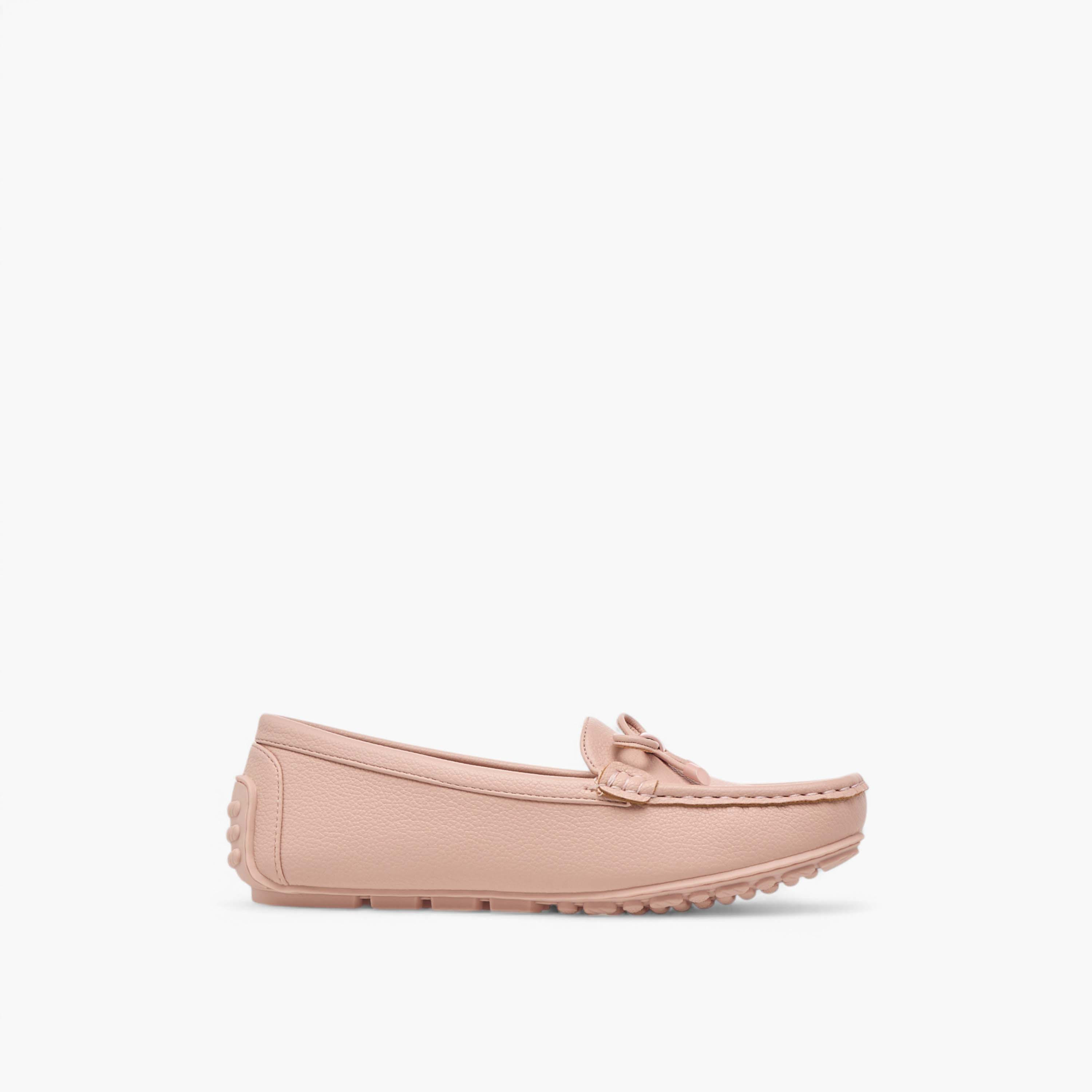 Paprika Bow Accent Slip-On Loafers-women-shoes-flats-loafers-image-3