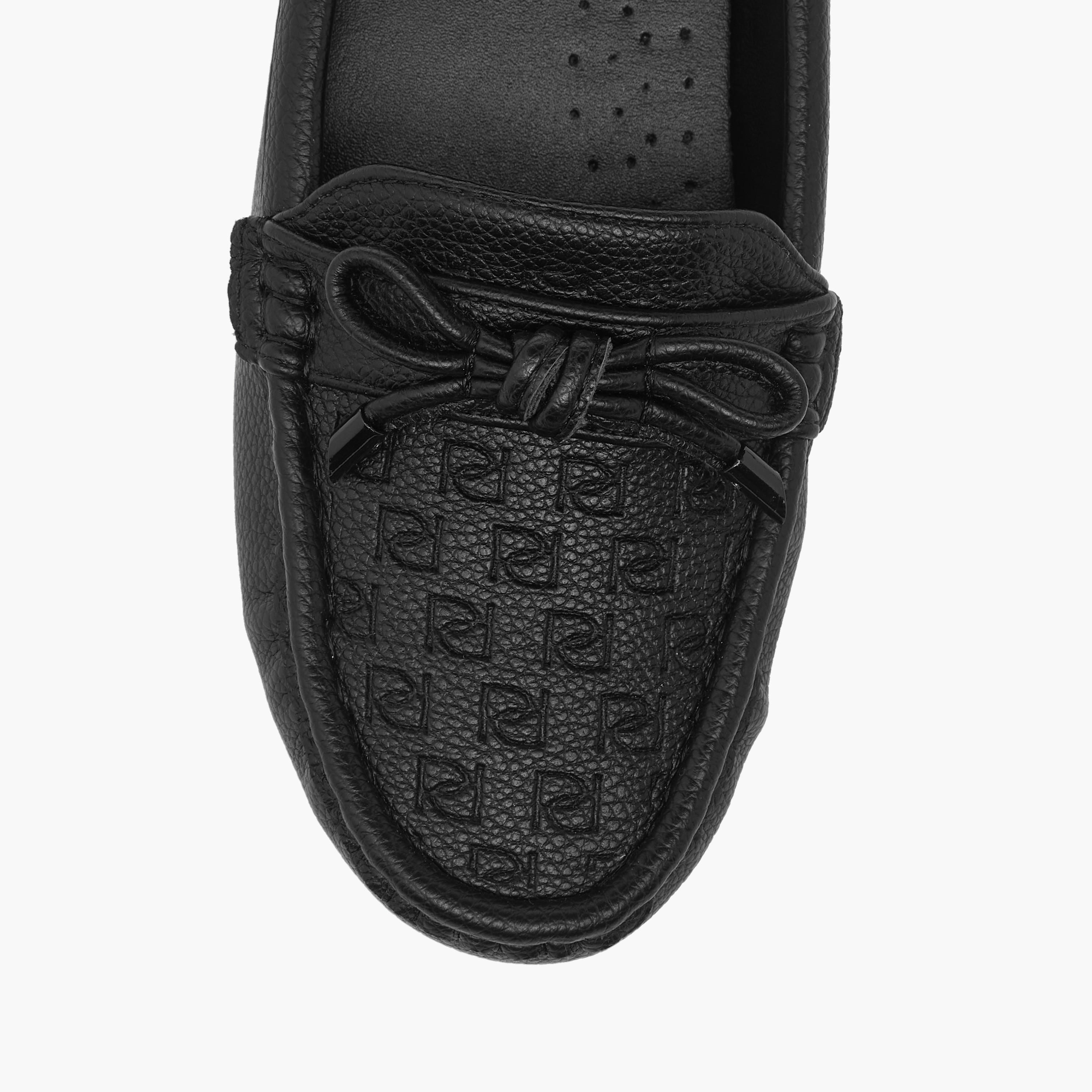 Paprika Monogram Embossed Slip-On Comfort Loafers-women-shoes-loafersandmoccasins-image-4