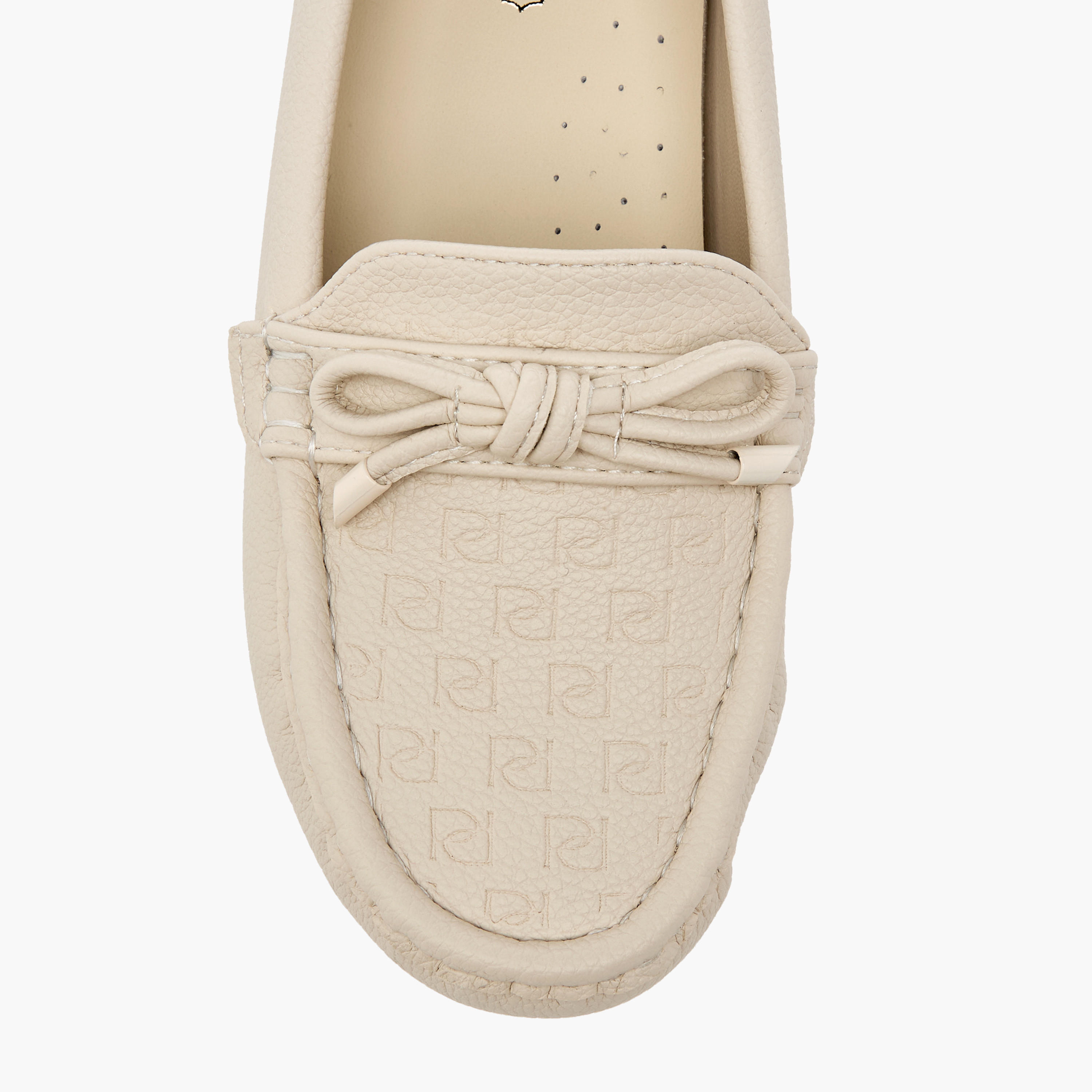 Paprika Monogram Embossed Slip-On Comfort Loafers-women-shoes-loafersandmoccasins-image-4