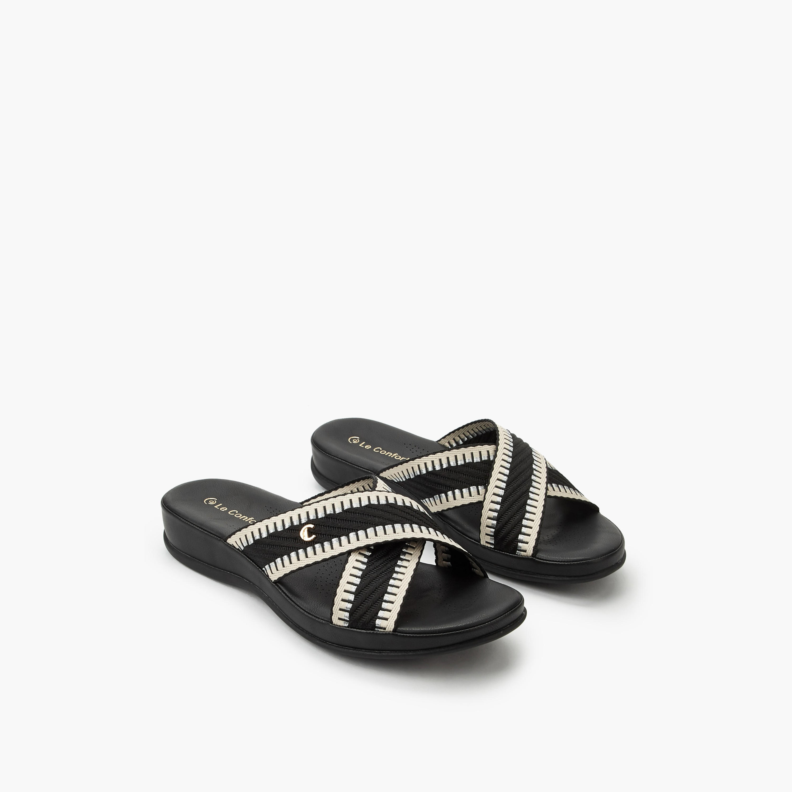Le Confort Women Slip-On Sandals-women-shoes-sandals-heeled-image-1
