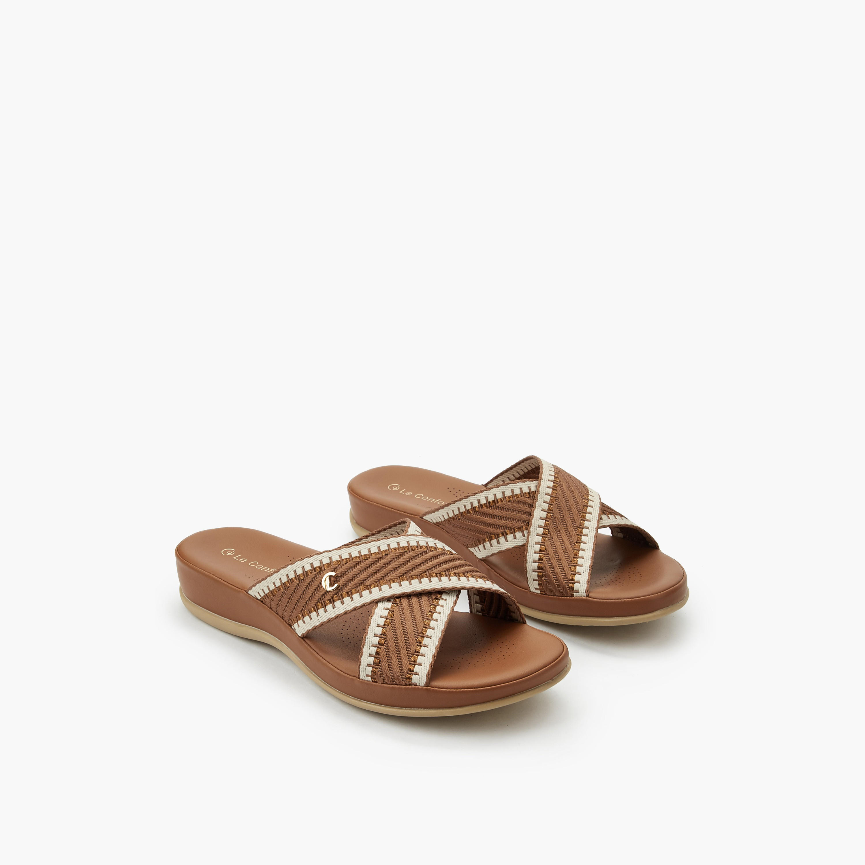 Le Confort Women Slip-On Sandals-women-shoes-sandals-heeled-image-1