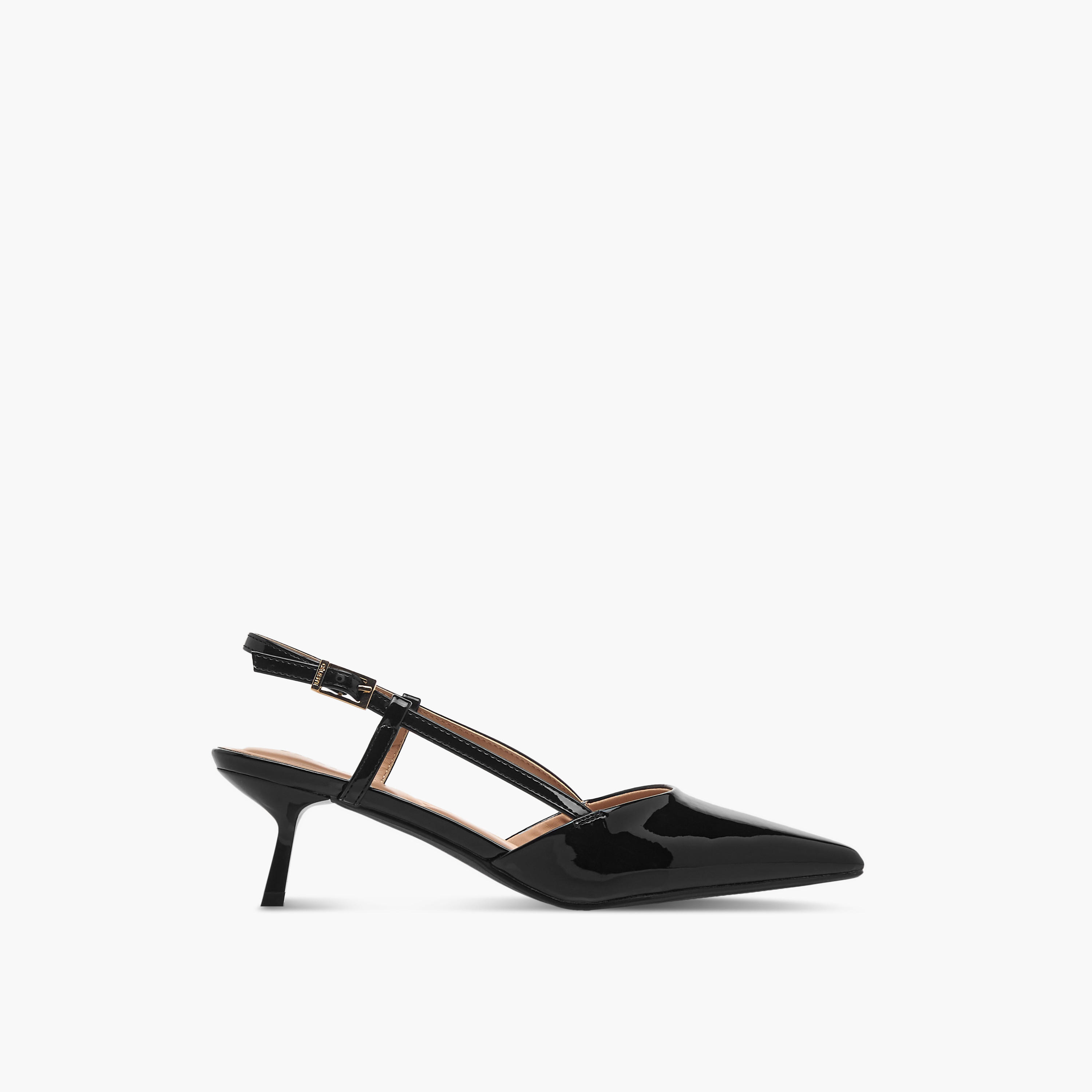 Celeste Women's Pointed Toe Slingback Shoes with Kitten Heels and Buckle Closure-women-shoes-heels-image-3