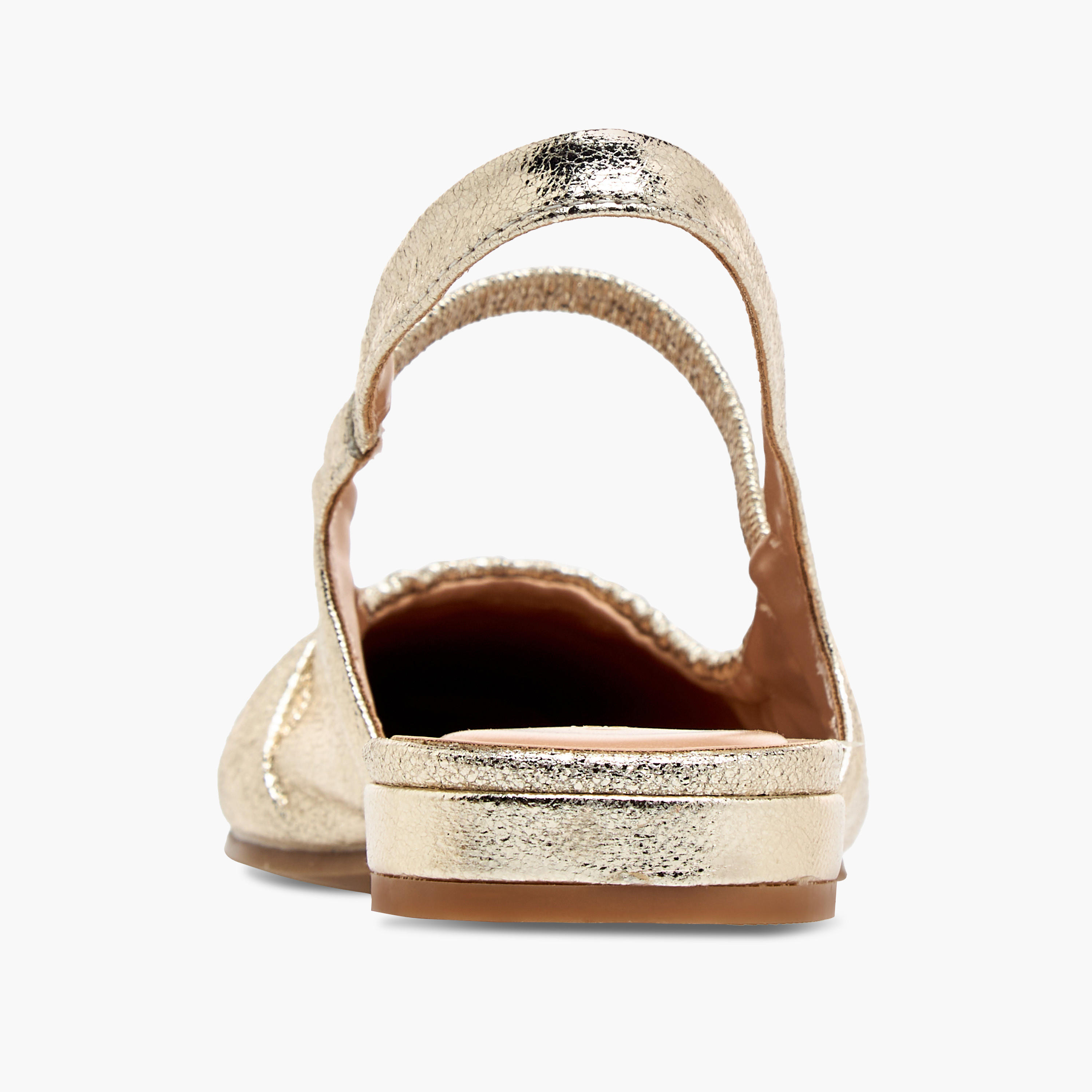 Celeste Women's Textured Slingback Sandal with Elasticated Strap-women-shoes-ballerinas-image-5