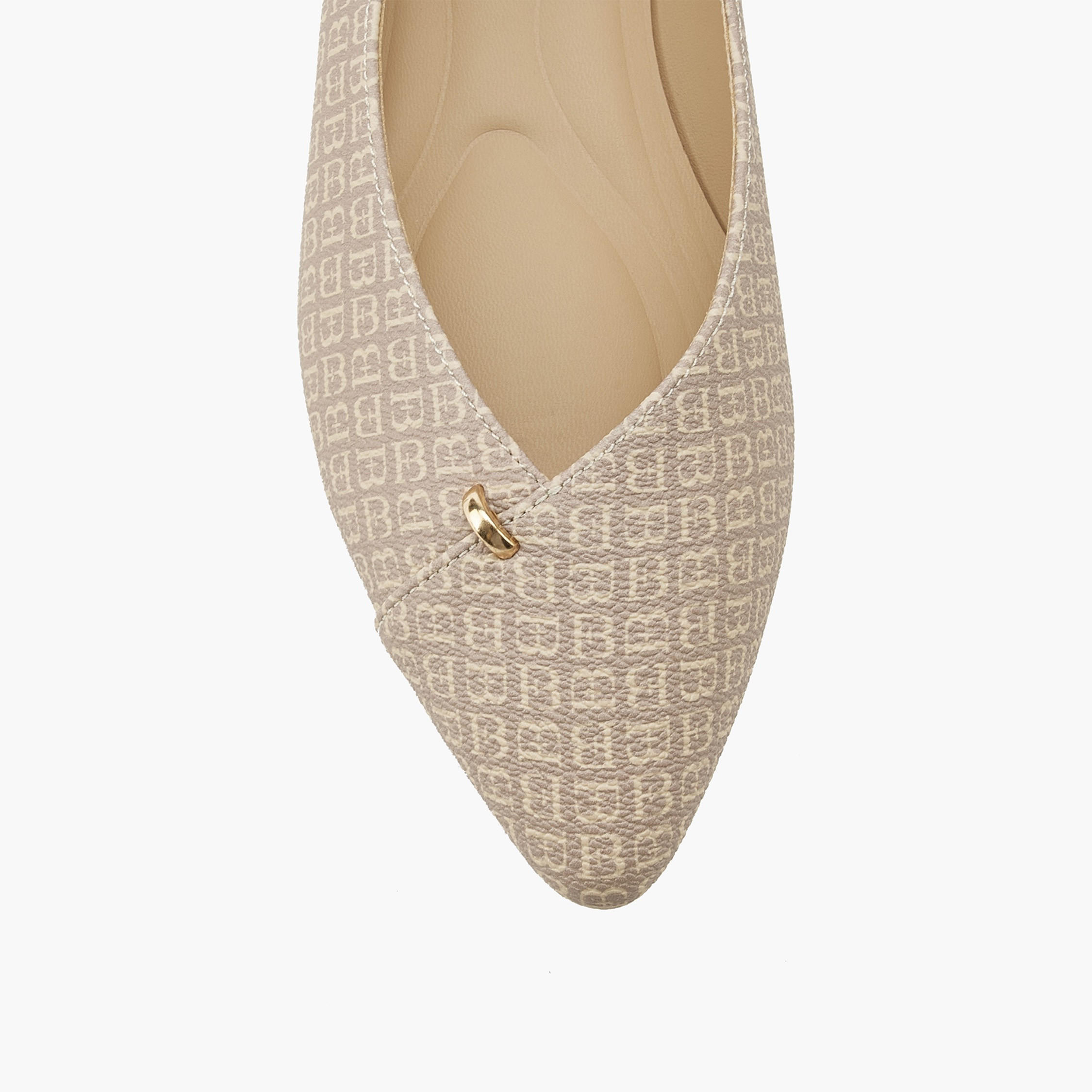 Flora Bella Monogram Print Slip-On Ballerina Shoes-women-shoes-ballerinas-image-4