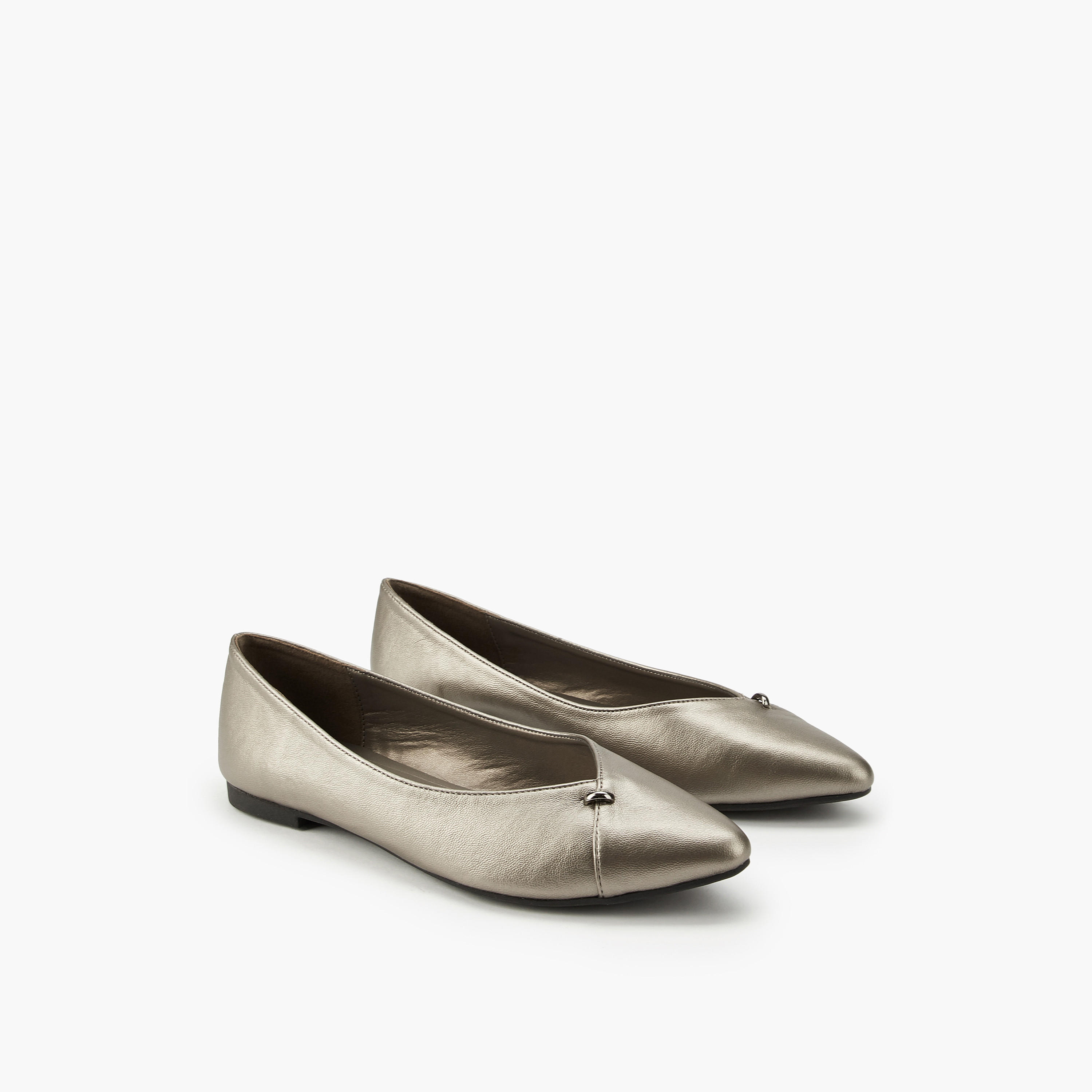 Flora Bella Solid Slip-On Ballerina Shoes-women-shoes-ballerinas-image-1