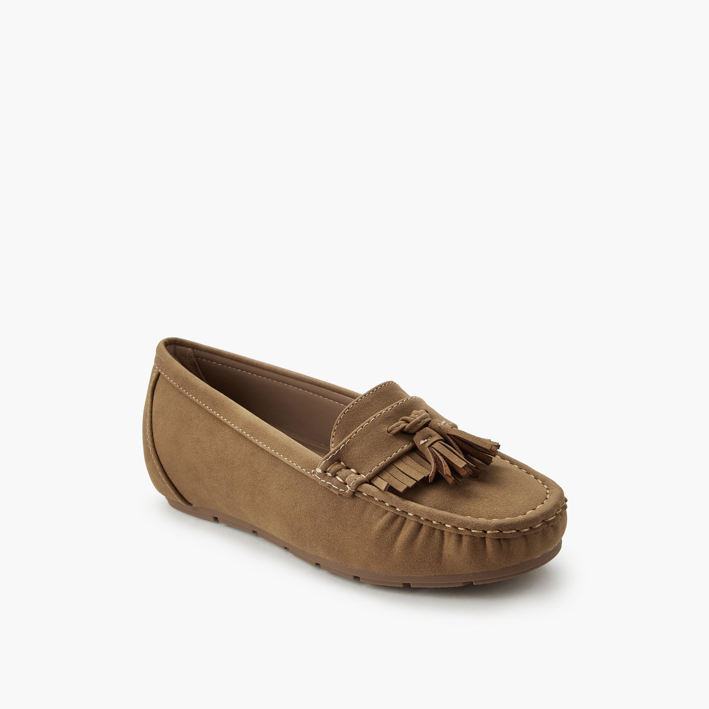 Le Confort Women Suede Tassel Detail Loafers-women-shoes-loafersandmoccasins-image-2