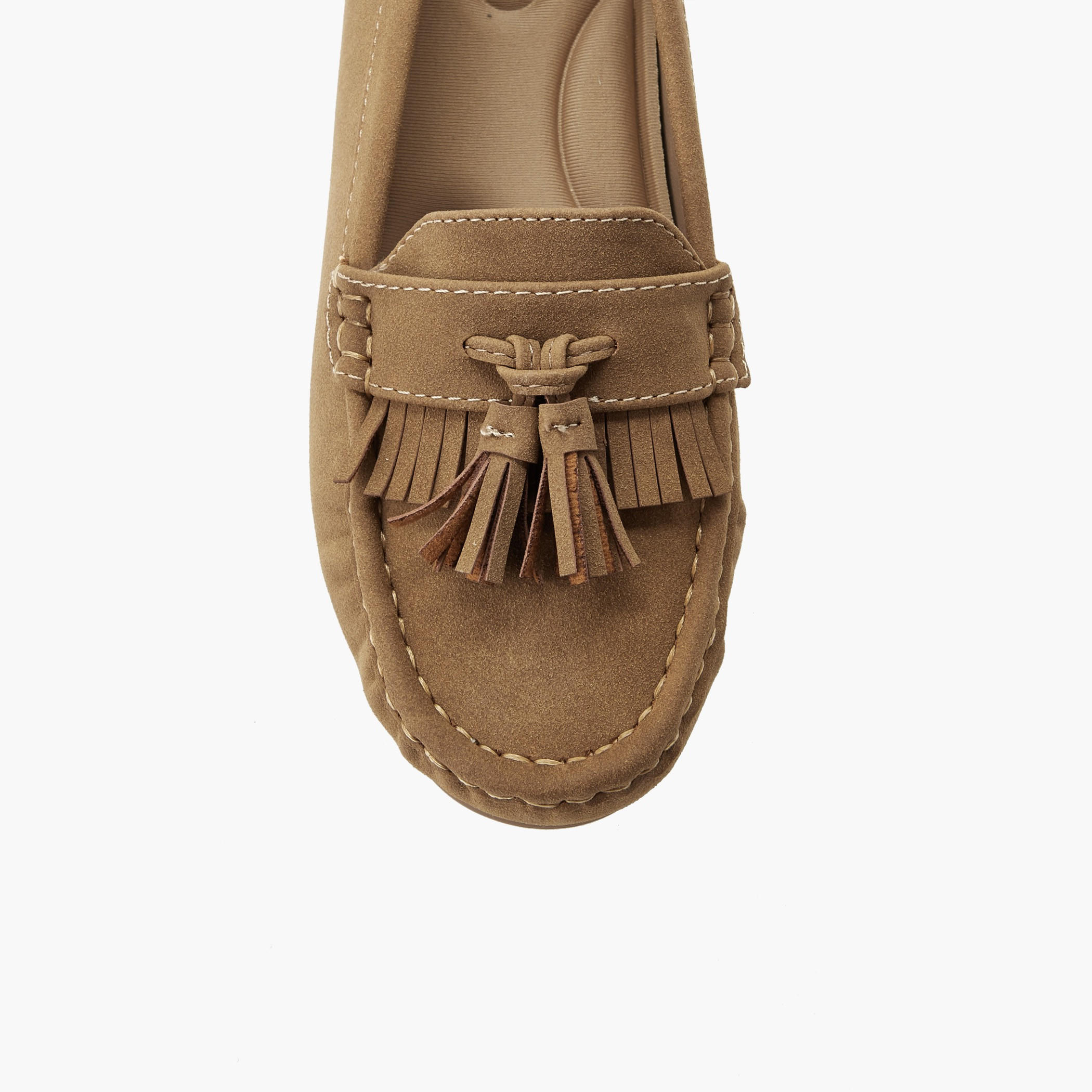 Le Confort Women Suede Tassel Detail Loafers-women-shoes-loafersandmoccasins-image-4