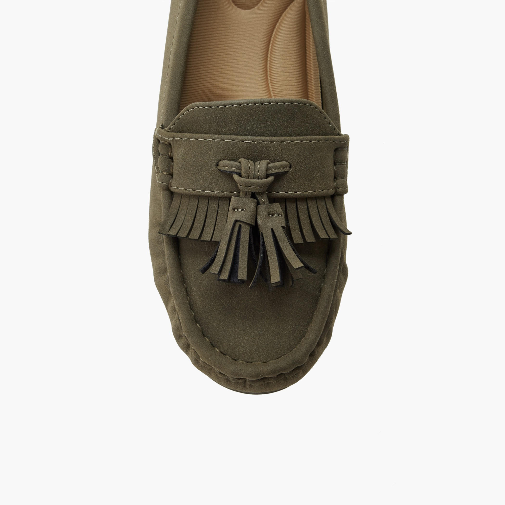 Le Confort Women Suede Tassel Detail Loafers-women-shoes-loafersandmoccasins-image-4