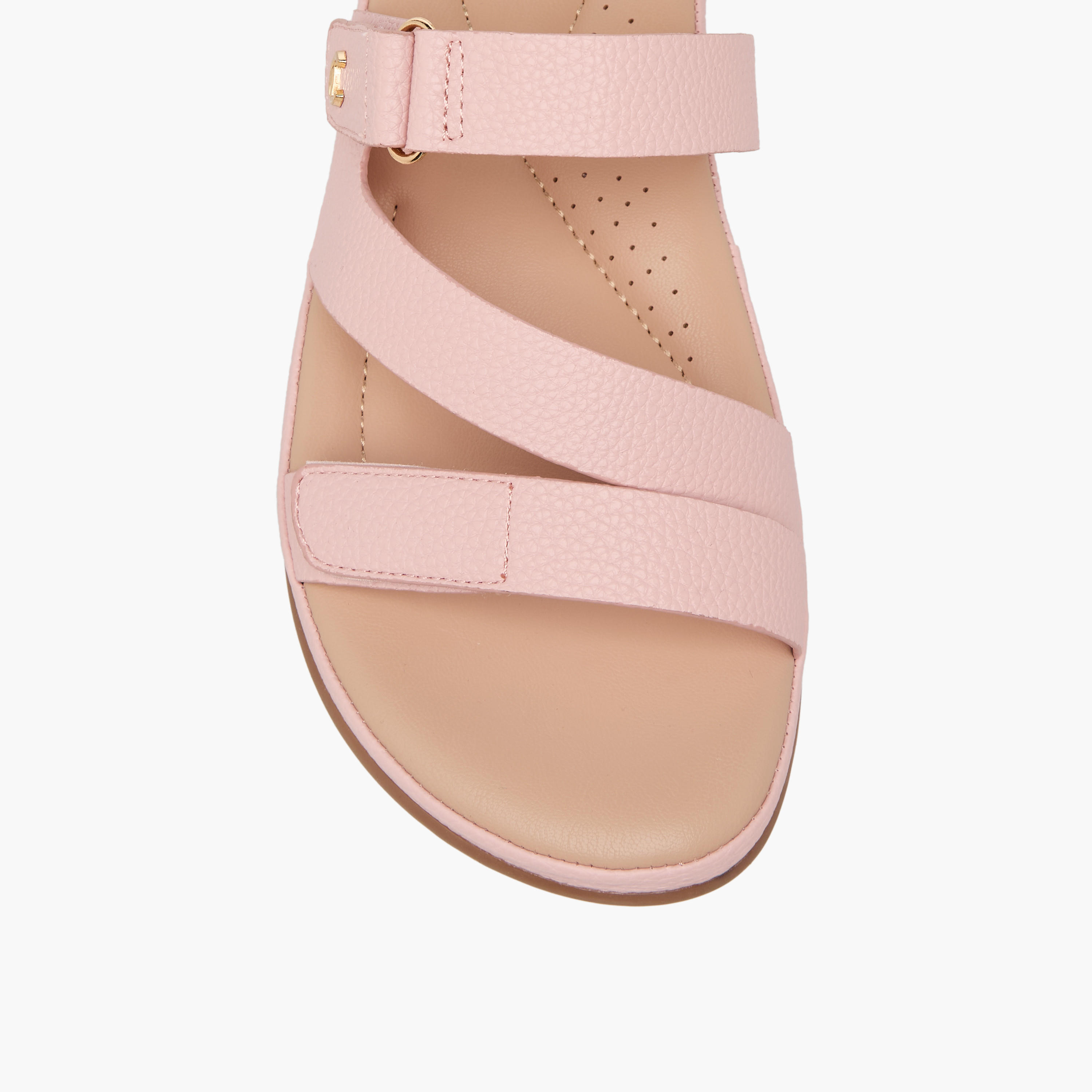 Le Confort Women Textured Comfort Sandals-women-shoes-flats-sandals-image-4