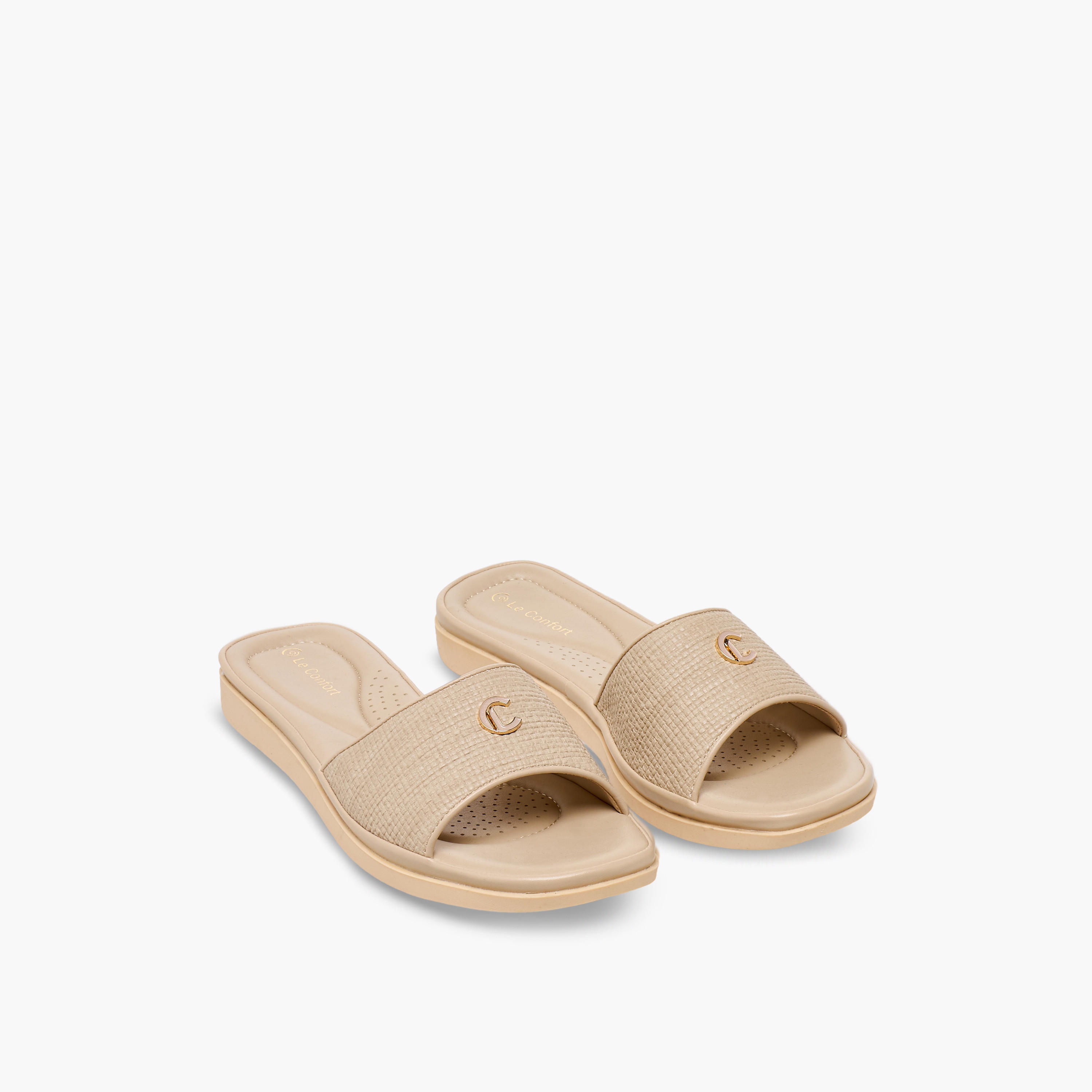 Le Confort Women Slip-On Sandals-women-shoes-flats-sandals-image-1