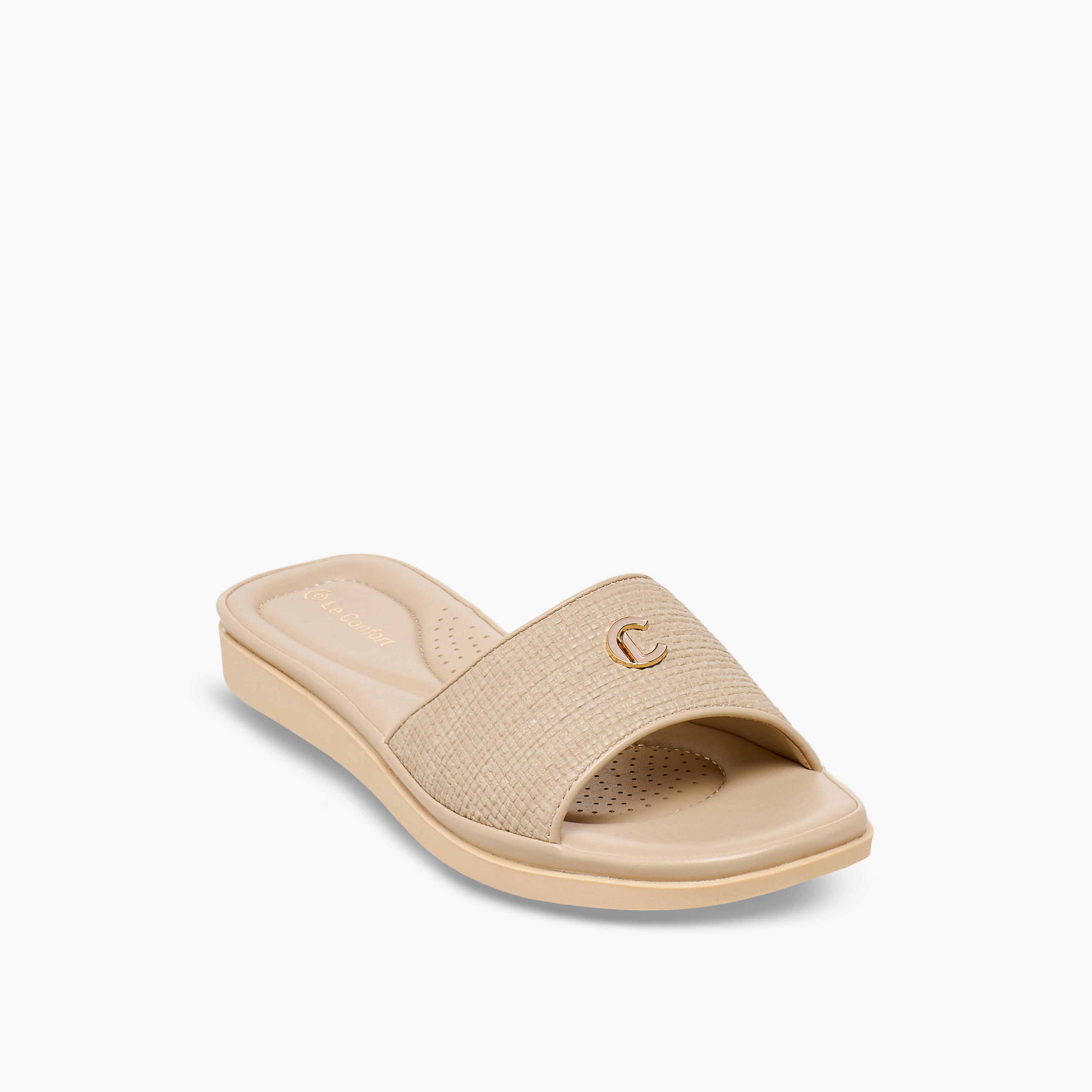 Le Confort Women Slip-On Sandals-women-shoes-flats-sandals-image-2