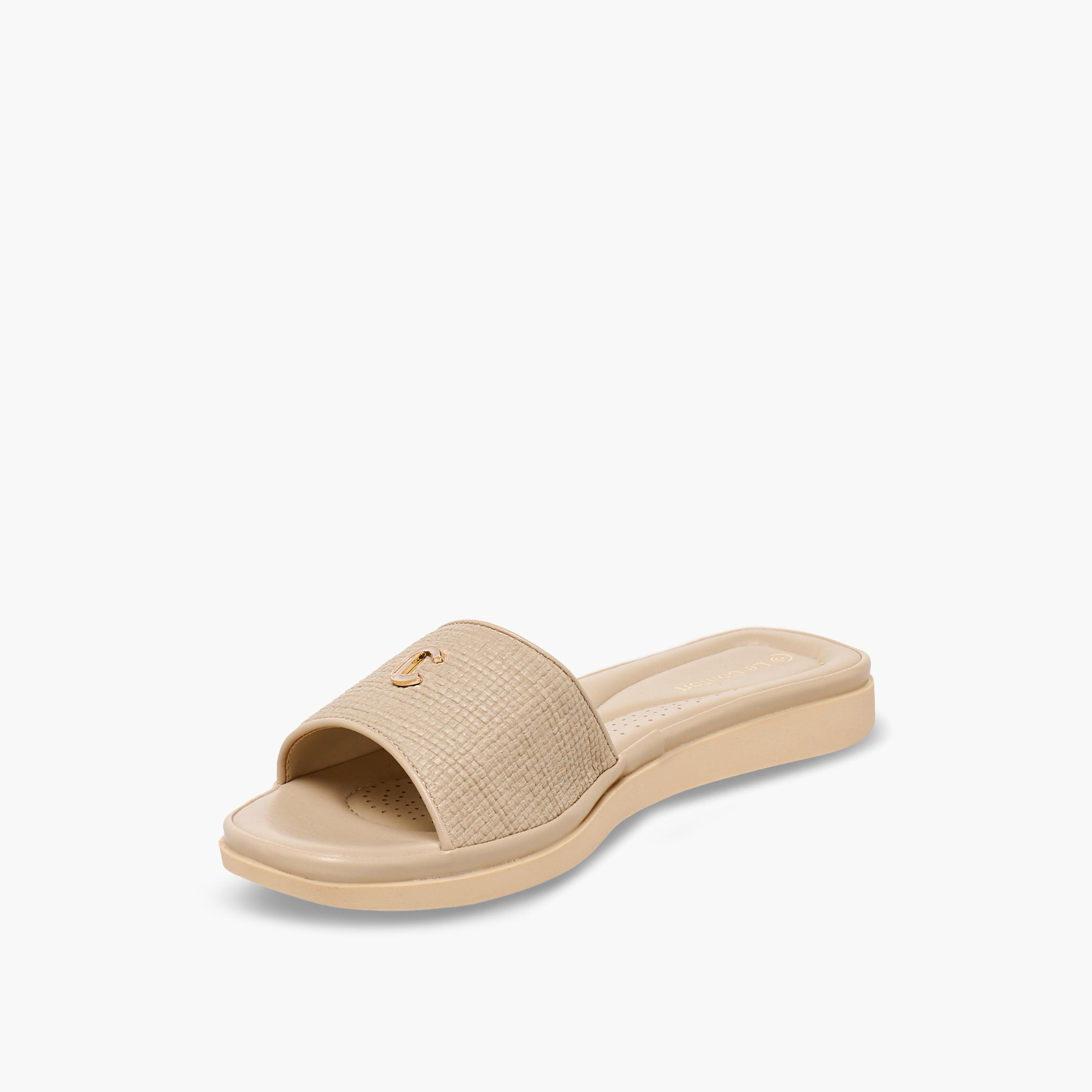 Le Confort Women Slip-On Sandals-women-shoes-flats-sandals-image-4