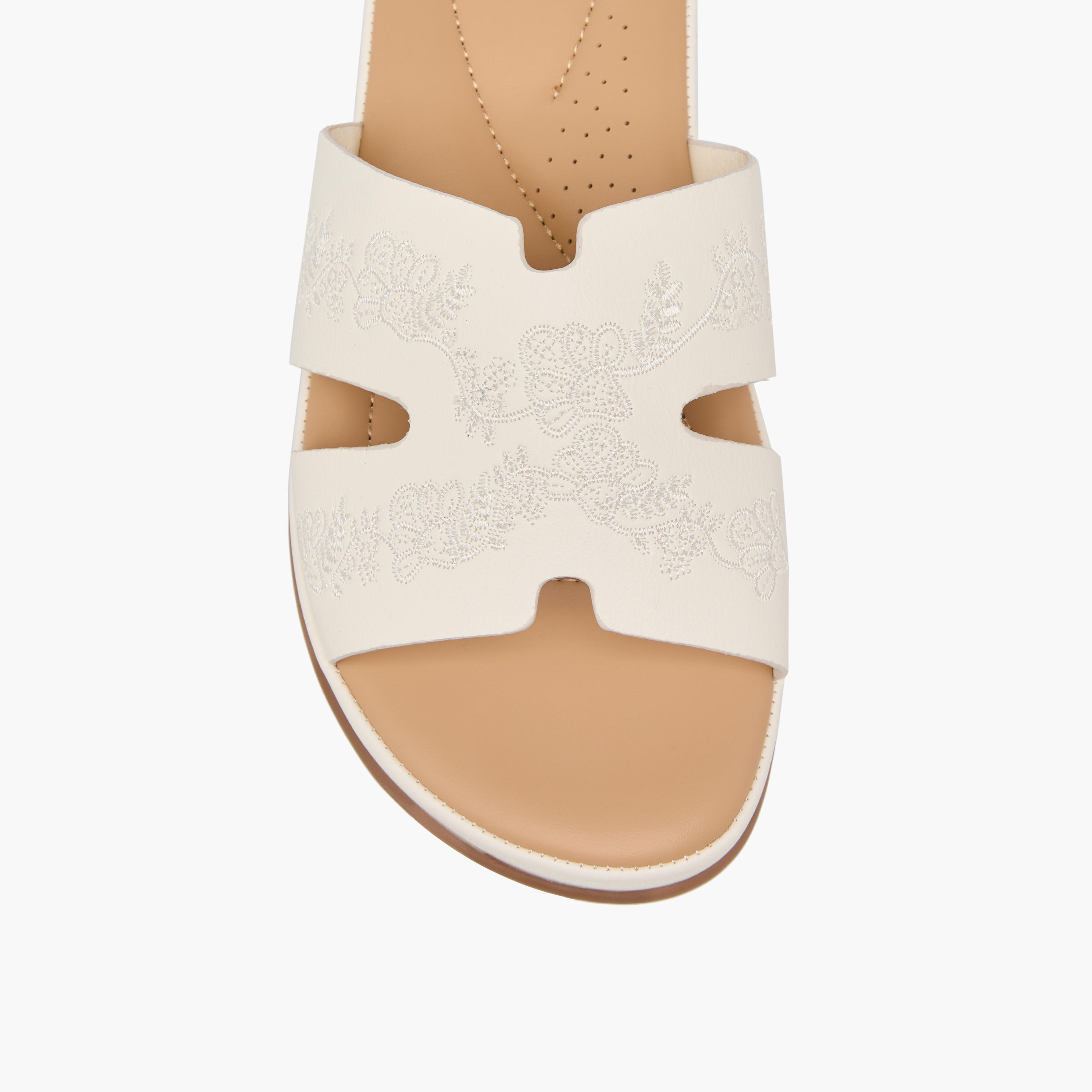 Le Confort Women Embroidered Comfort Sandals-women-shoes-flats-sandals-image-4