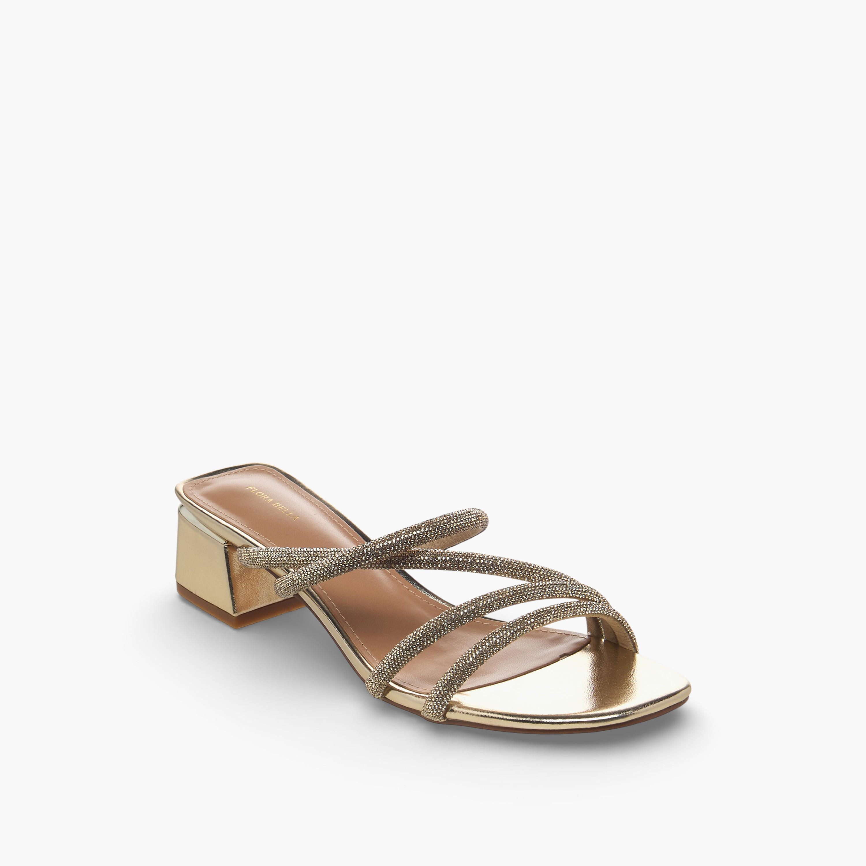 صندل بكعب عريض وبحزام مزين للنساء من فلورا بيلا-women-shoes-sandals-heeled-image-2