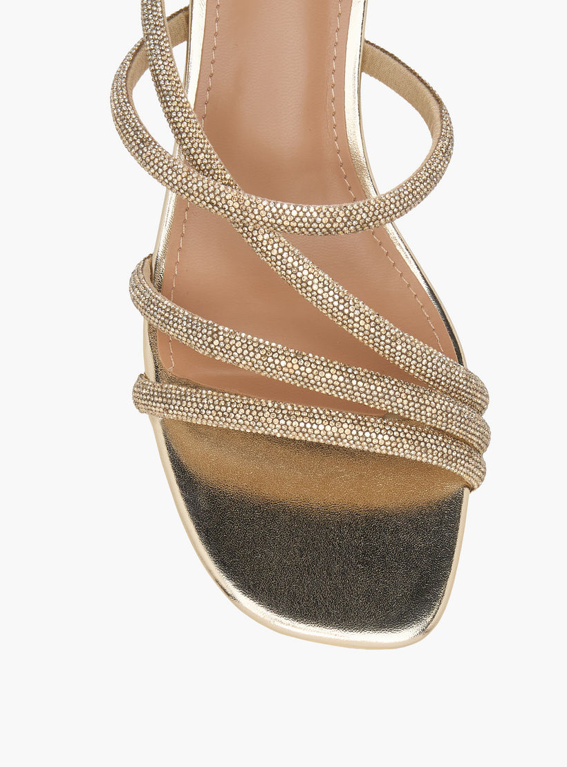 صندل بكعب عريض وبحزام مزين للنساء من فلورا بيلا-women-shoes-sandals-heeled-image-4