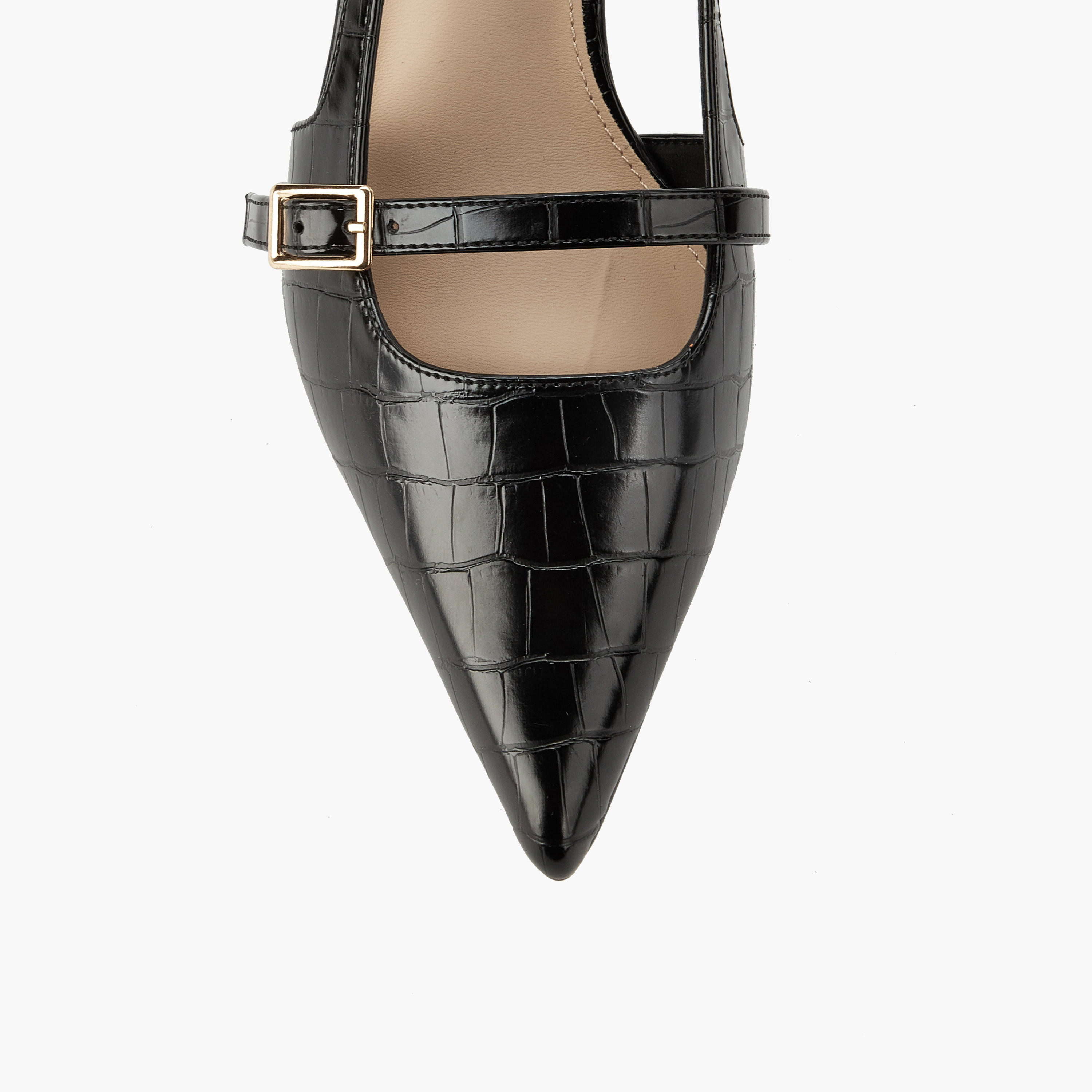 حذاء بحزام خلفي وإبزيم للنساء من فلورا بيلا-women-shoes-heels-image-4
