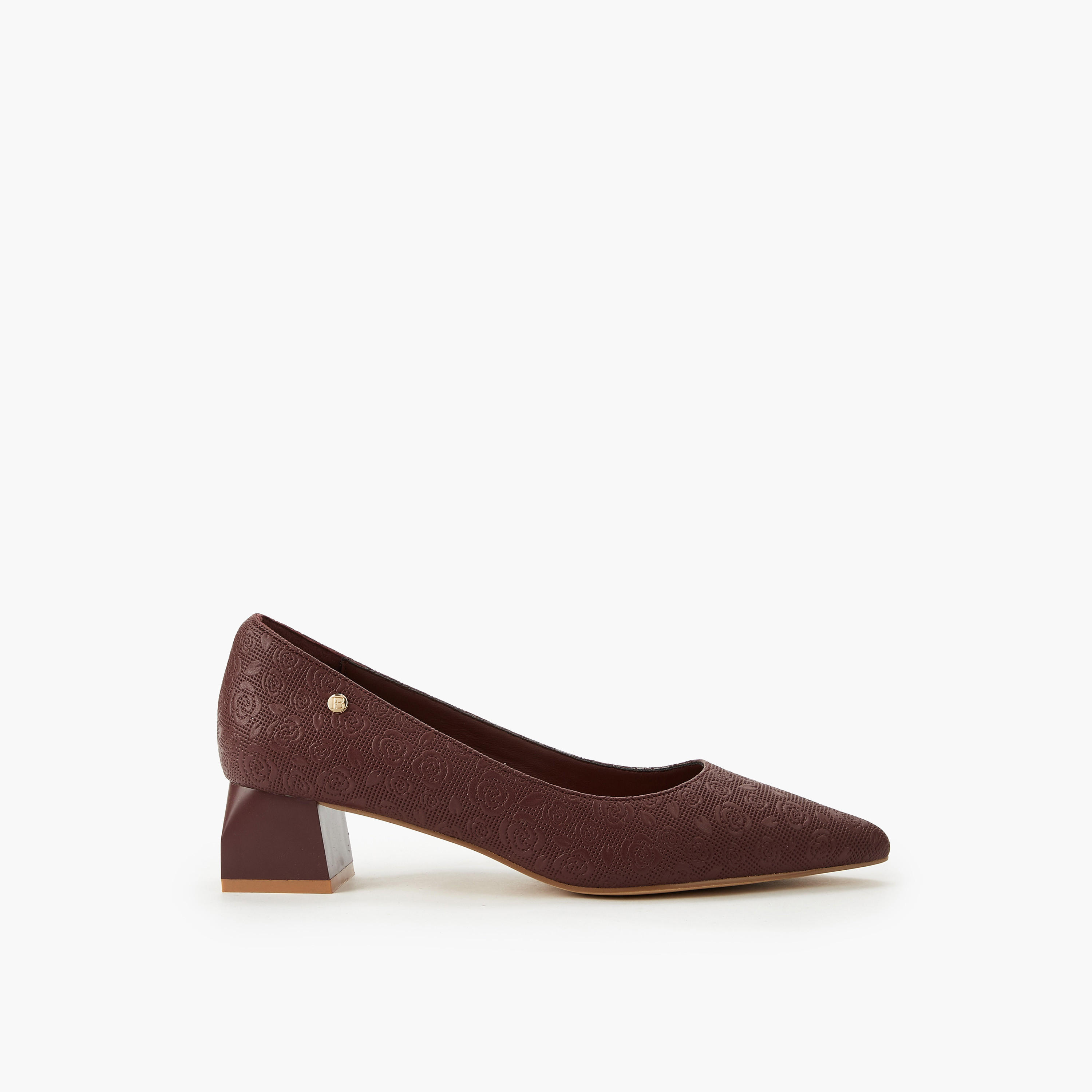 حذاء كلاسيكي بكعب عريض للنساء من فلورا بيلا-women-shoes-heels-image-2