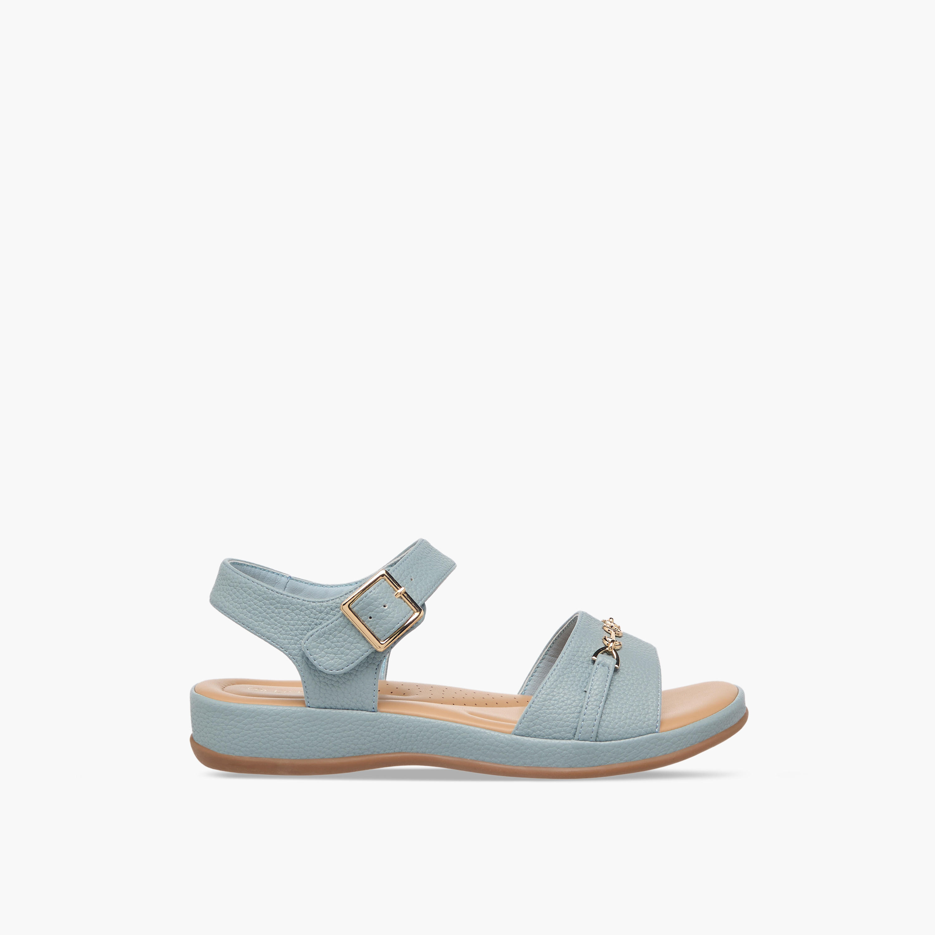 Le Confort Women Buckle Closure Sandals-women-shoes-flats-sandals-image-3