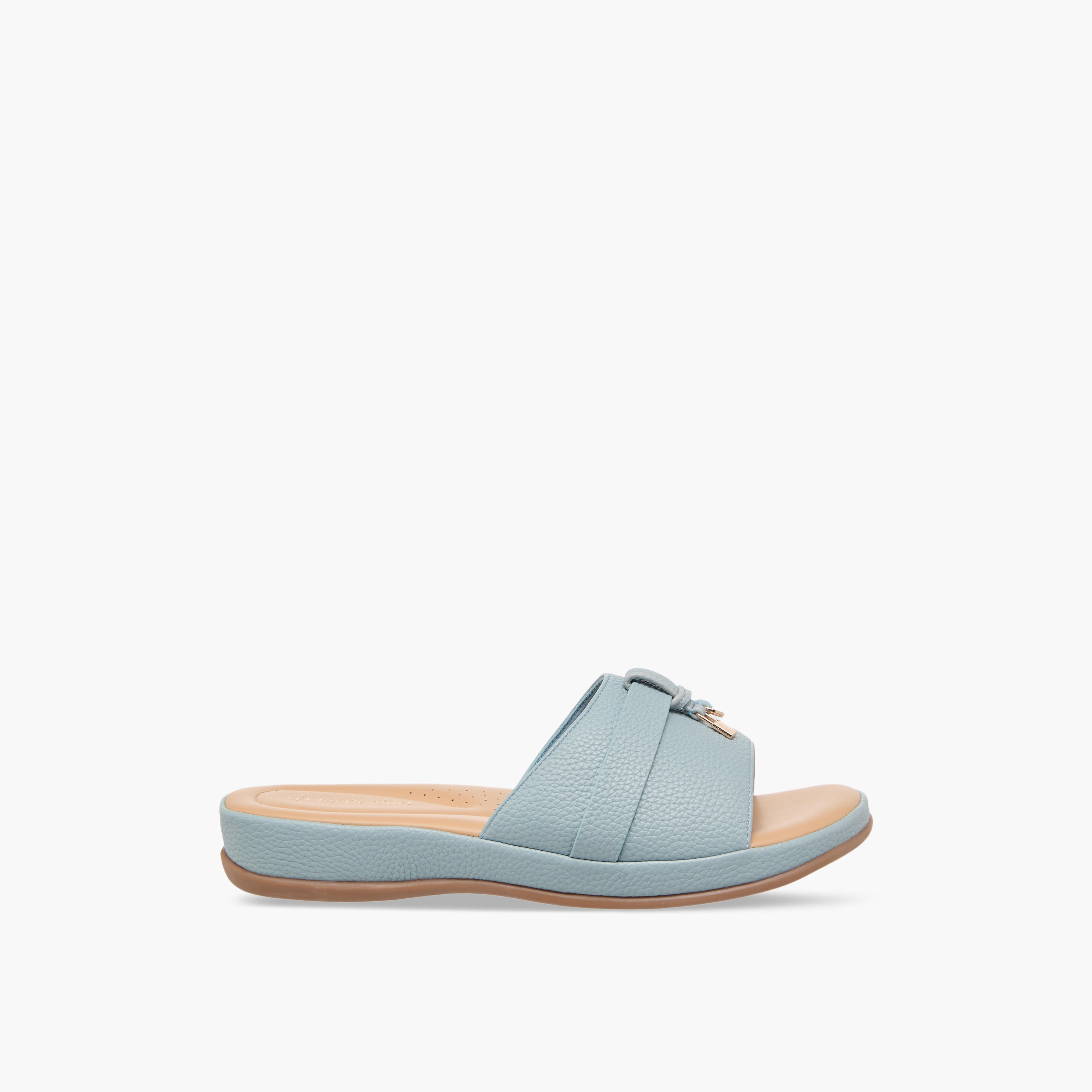 Le Confort Women Embellished Slip-On Sandals-women-shoes-flats-sandals-image-3