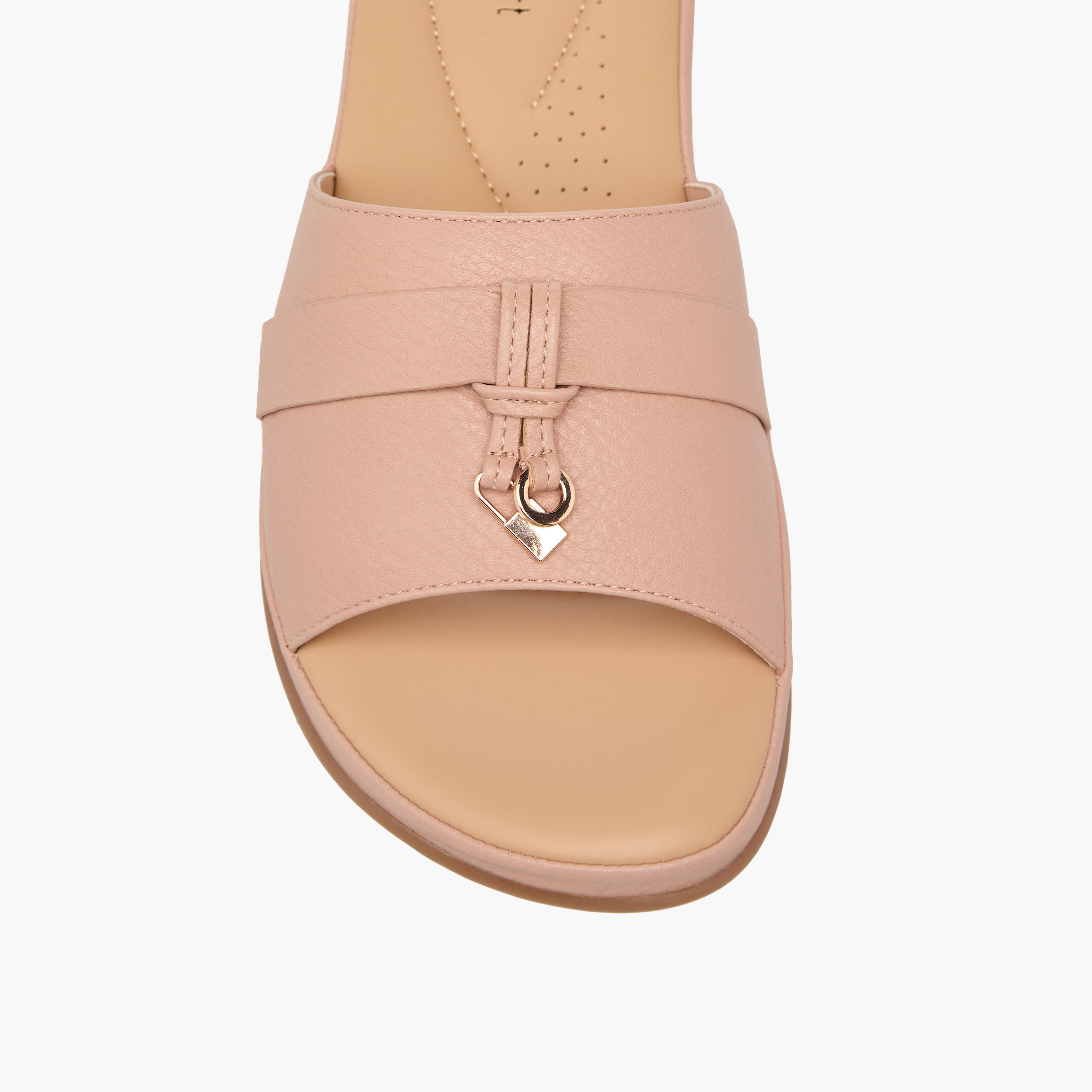 Le Confort Women Embellished Slip-On Sandals-women-shoes-flats-sandals-image-4