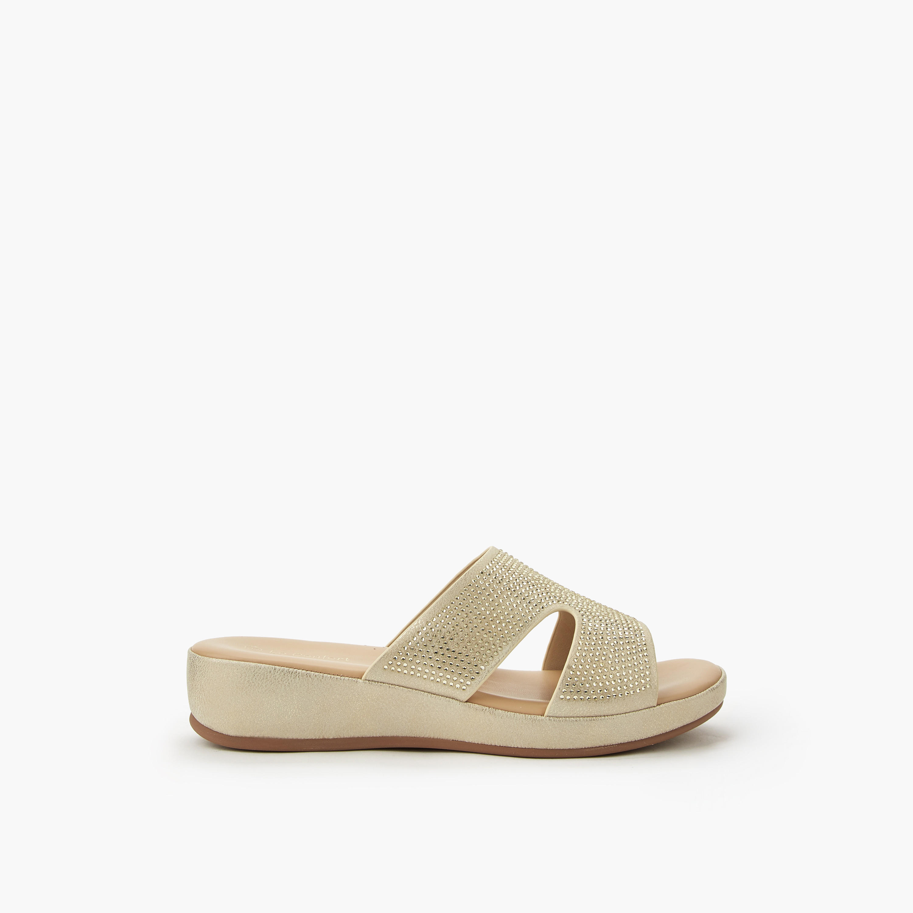 Le Confort Women Embellished Slip-On Sandals-women-shoes-flats-sandals-image-3