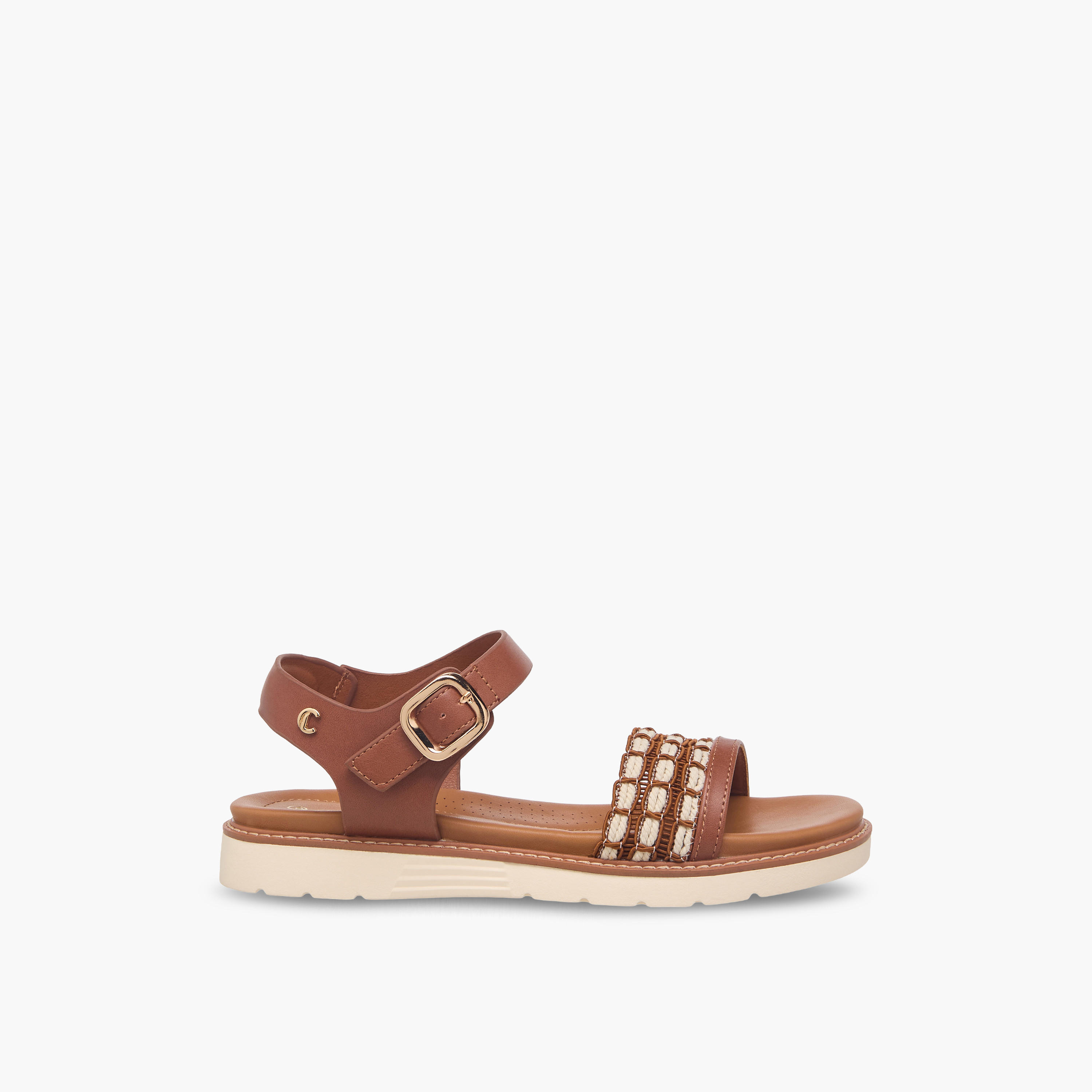 Le Confort Women Buckle Closure Sandals-women-shoes-flats-sandals-image-3