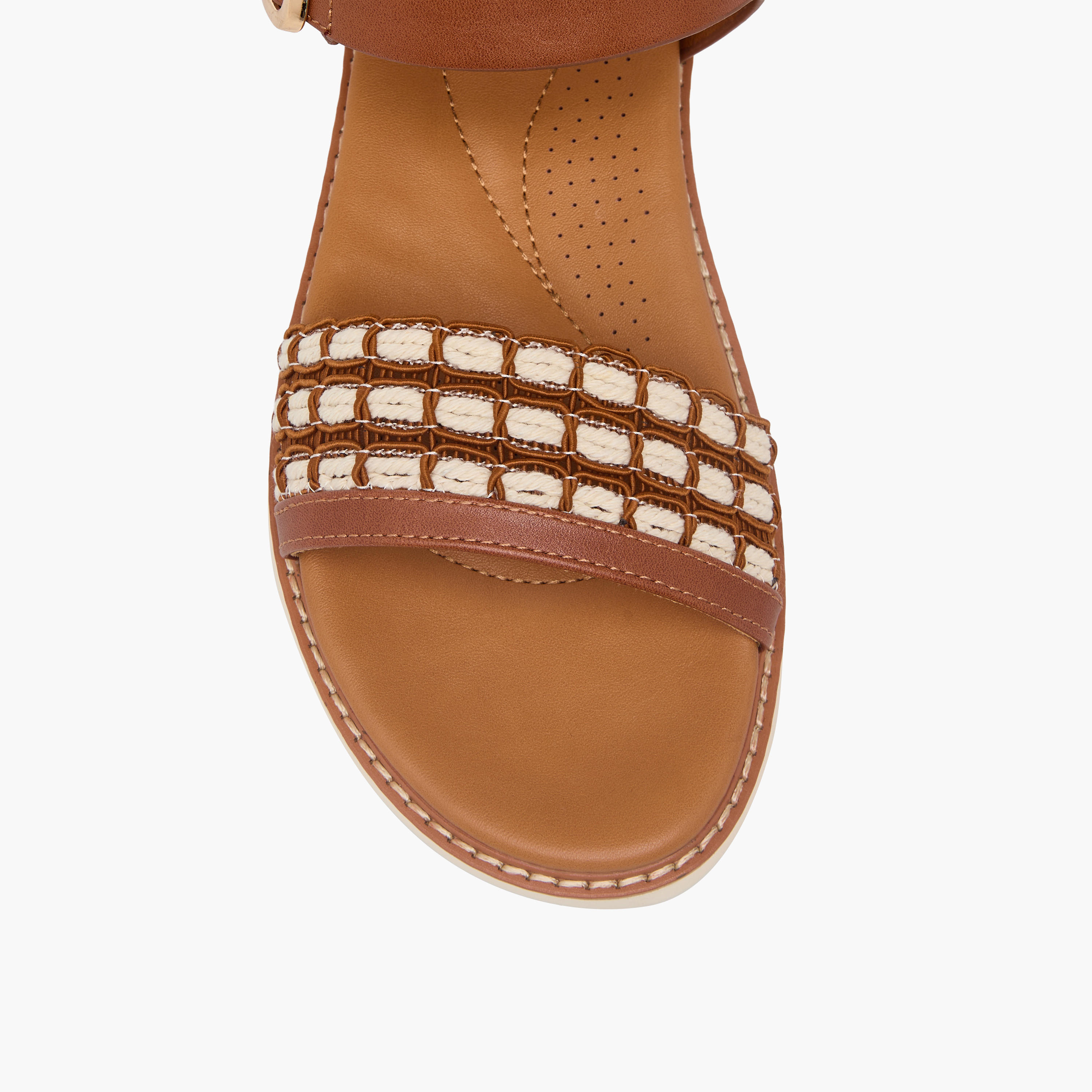 Le Confort Women Buckle Closure Sandals-women-shoes-flats-sandals-image-4