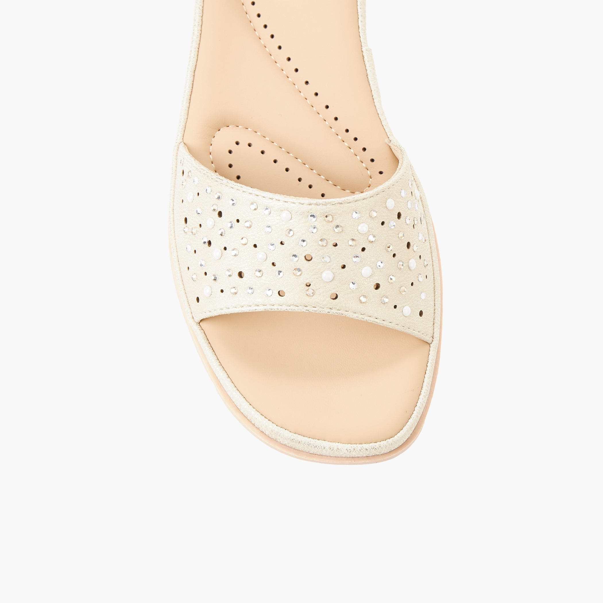 Le Confort Women Embellished Wedge Heel Sandals-women-shoes-sandals-heeled-image-5