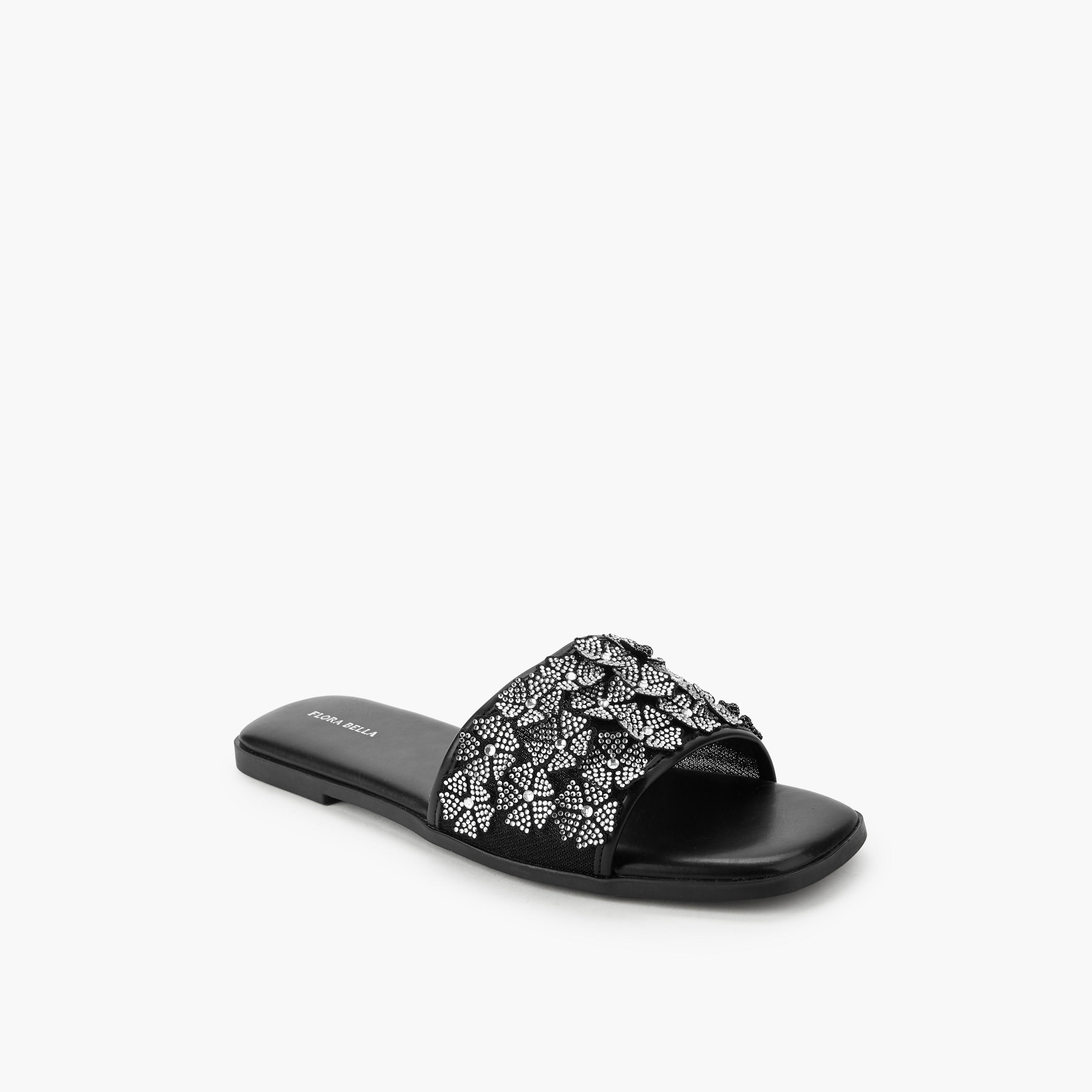 Flora Bella Women Embellished Slip-On Sandals-women-shoes-flats-sandals-image-2