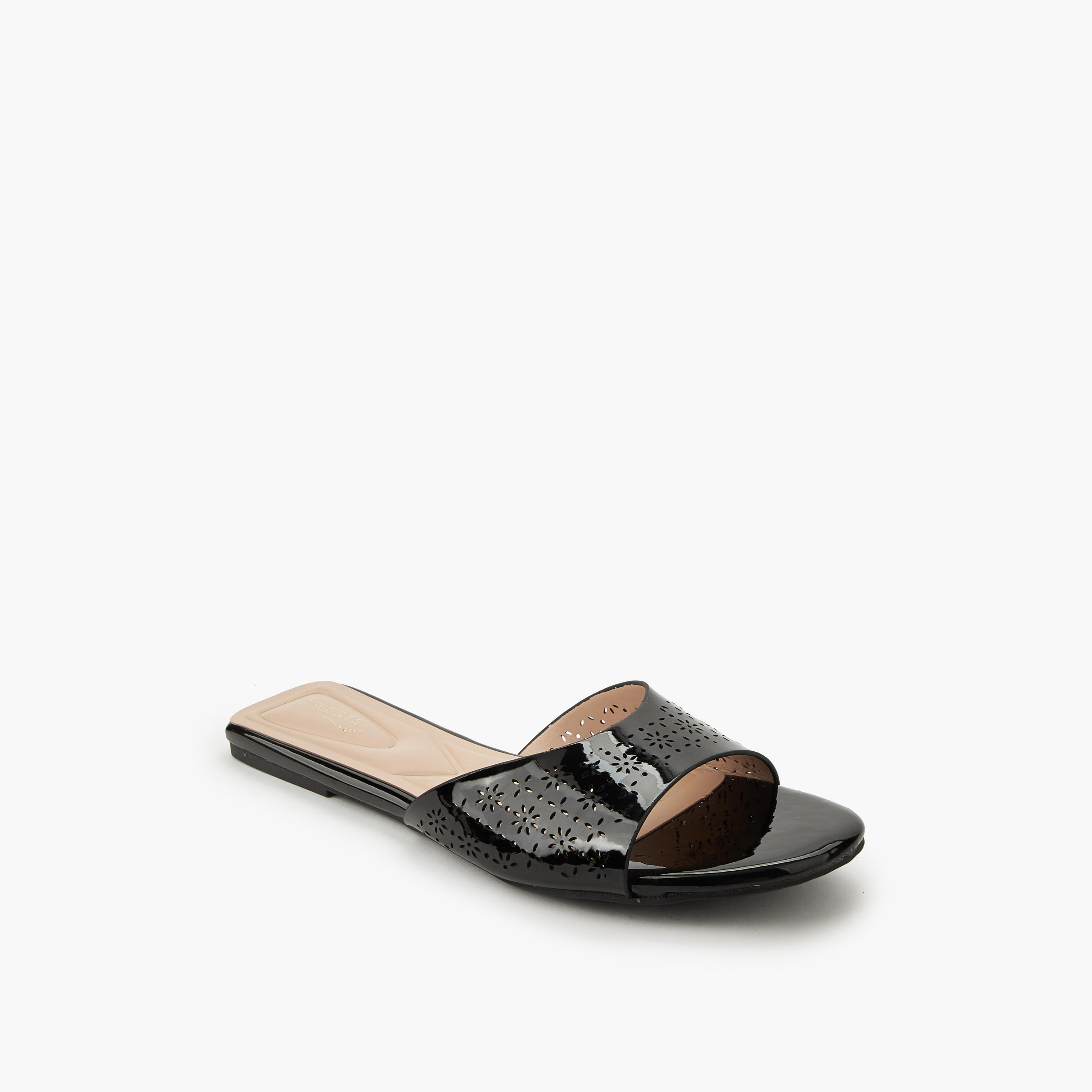 Celeste Women Laser Cut Flat Sandals-women-shoes-flats-sandals-image-2