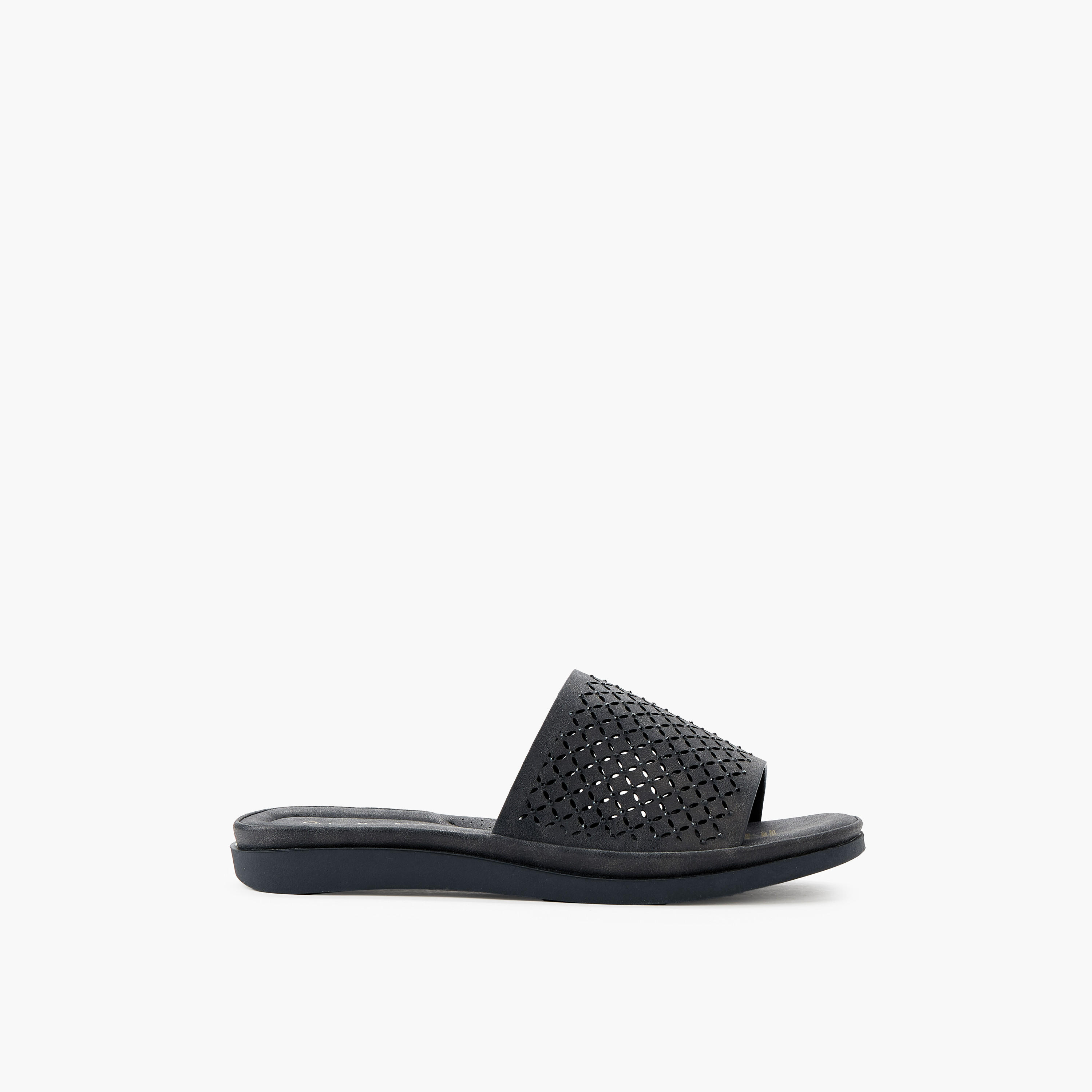 Le Confort Women Embellished Slip-On Sandals-women-shoes-flats-sandals-image-1