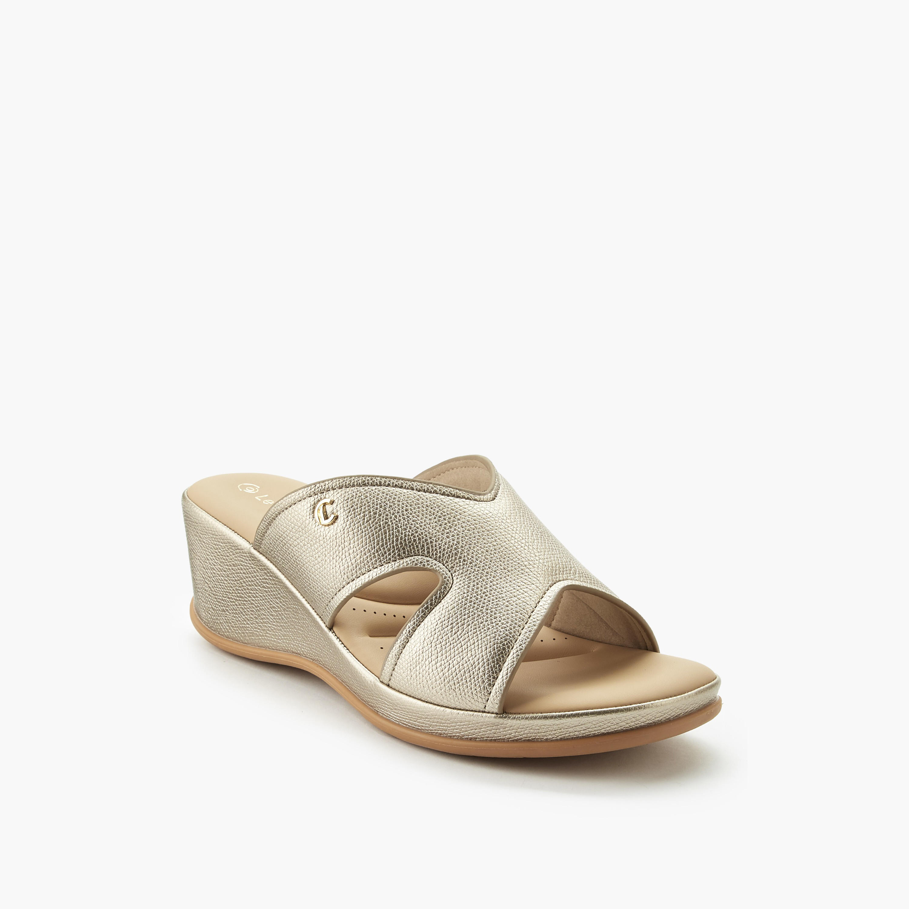 Le Confort Women Wedge Heel Comfort Sandals-women-shoes-sandals-heeled-image-2