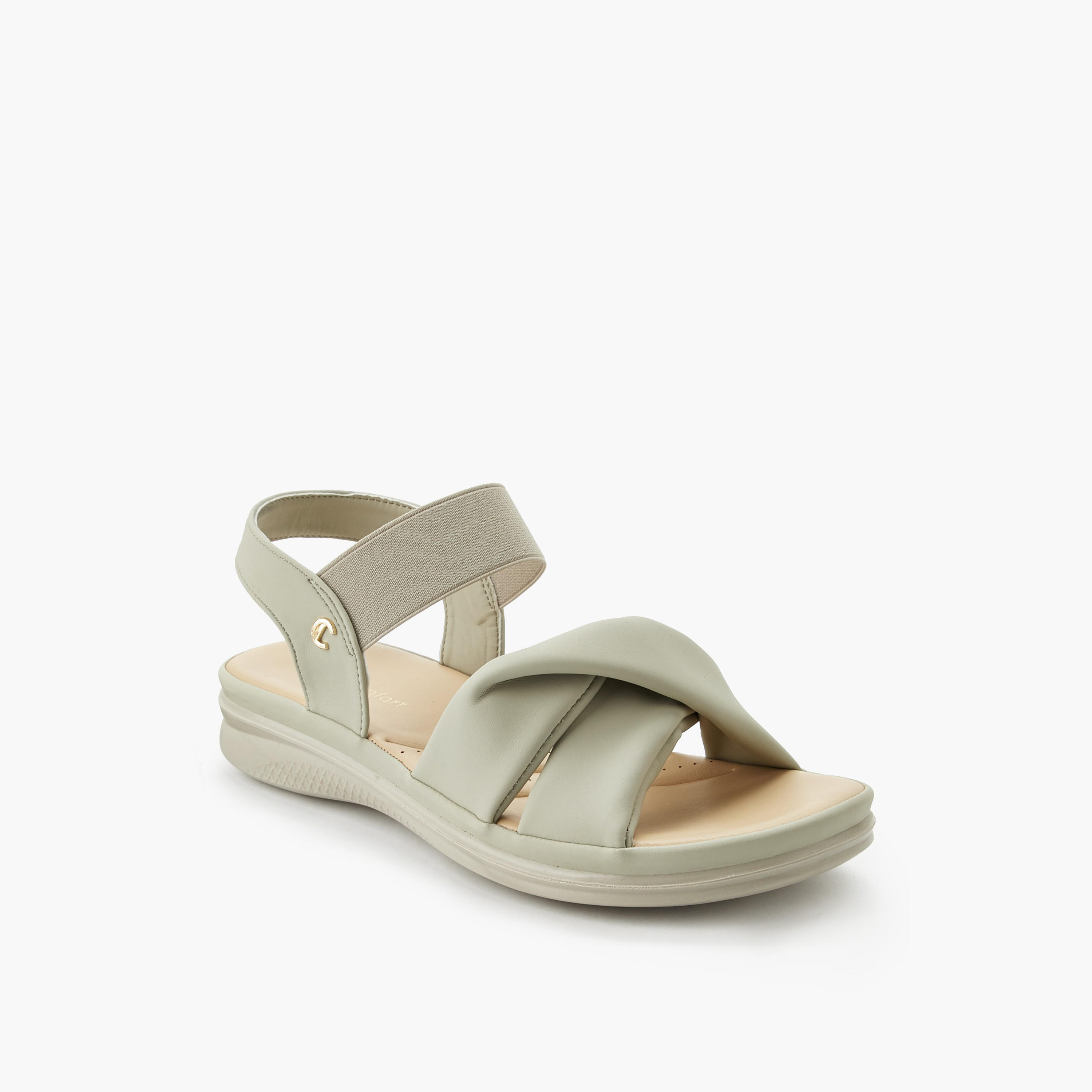 Le Confort Women Cross Strap Comfort Sandals-women-shoes-sandals-heeled-image-2