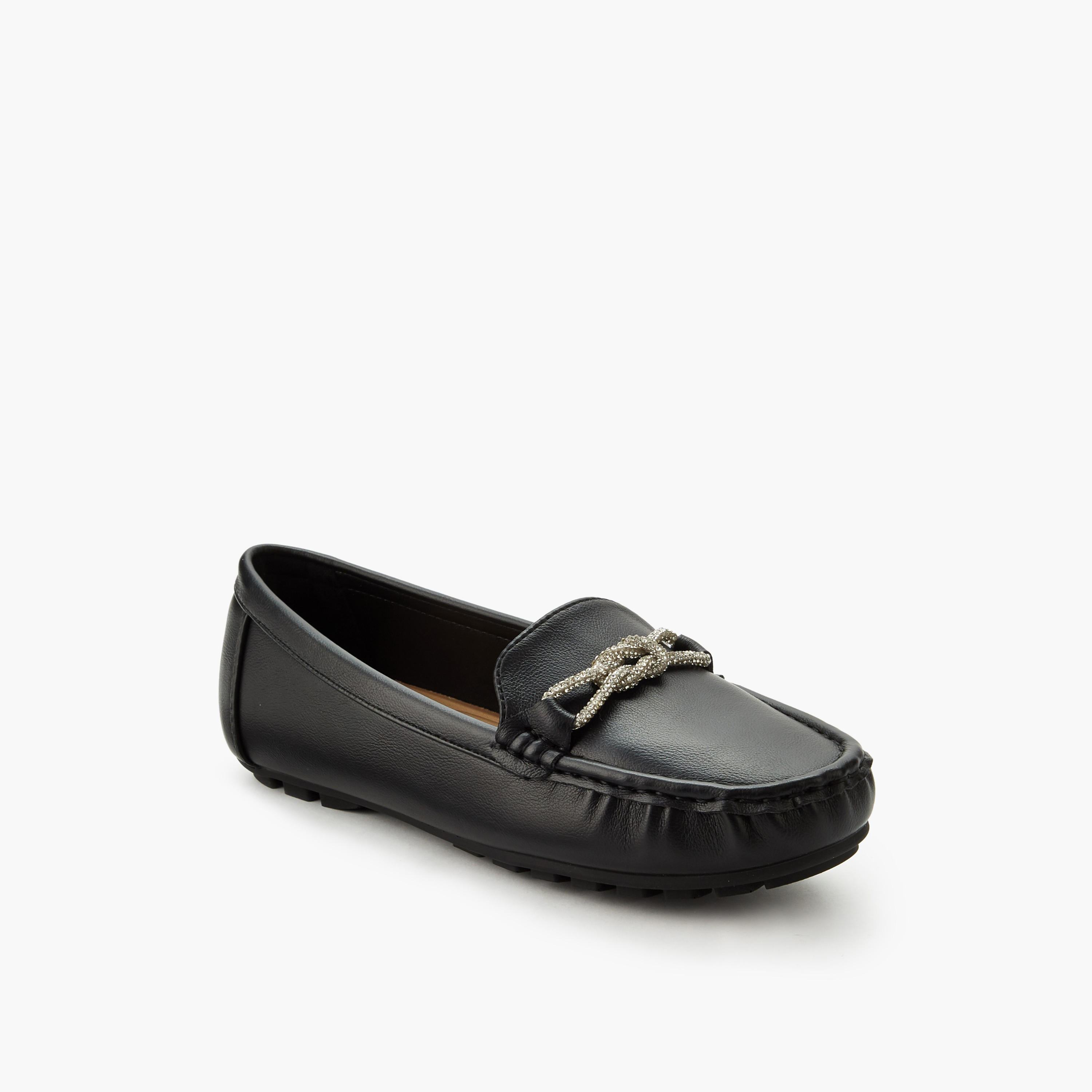 Le Confort Women Embellished Detail Loafers-women-shoes-flats-moccasins-image-2